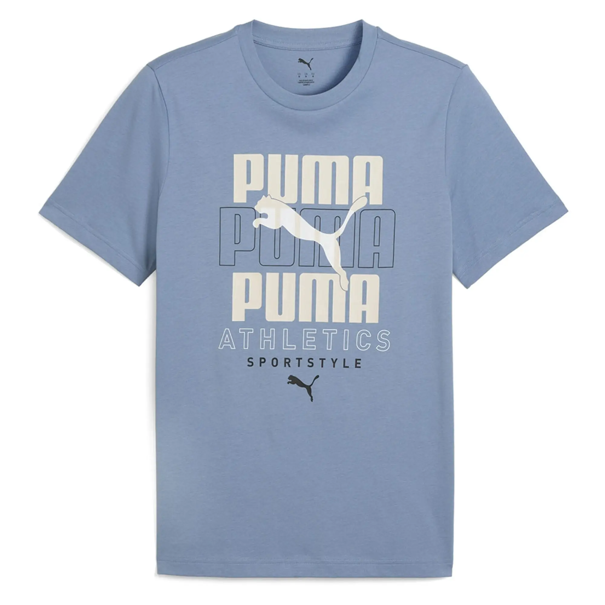 Puma Graphic Stacked Graphic Short Sleeve T-shirt