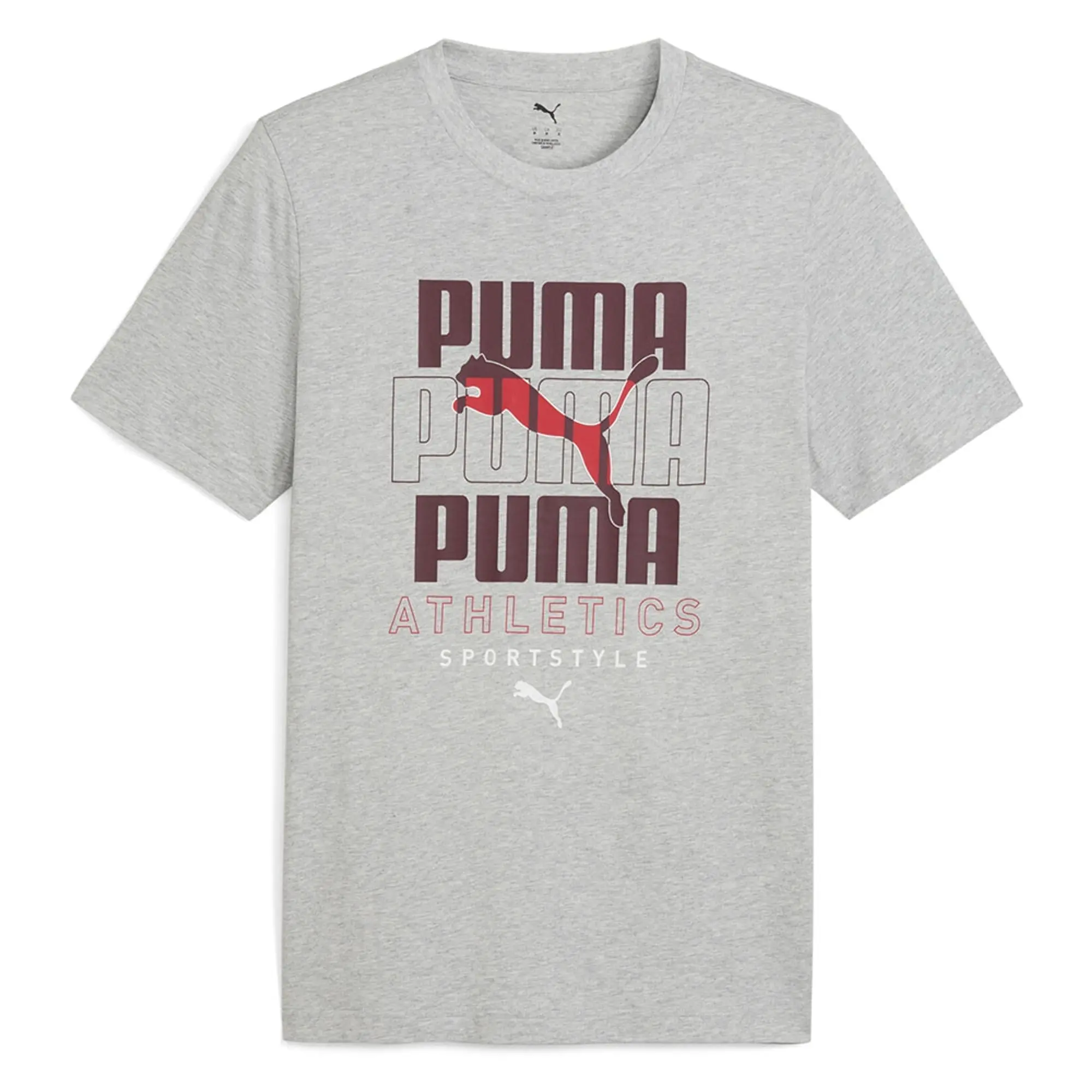 Puma Graphic Stacked Graphic Short Sleeve T-shirt