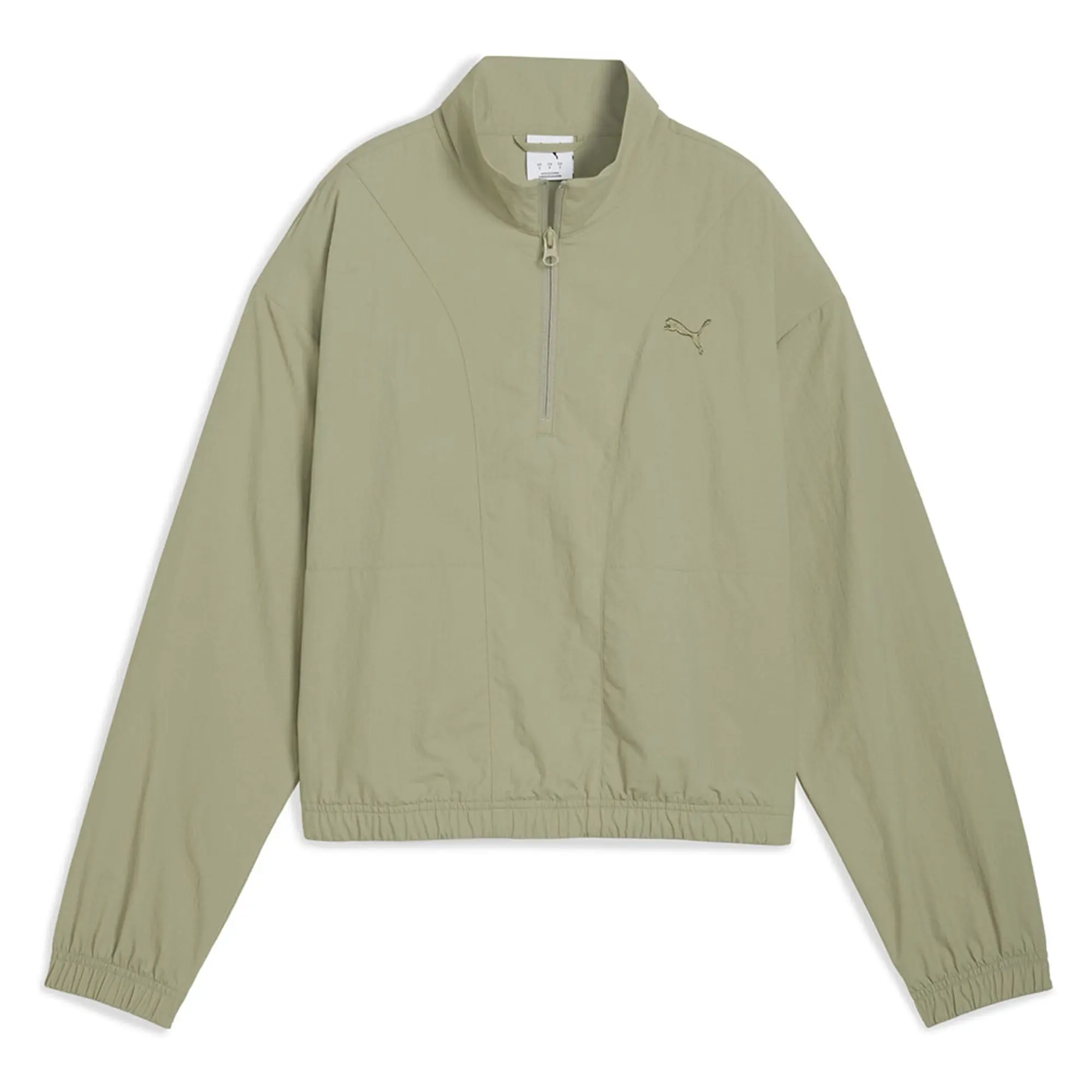 Puma Her Relaxed Fit Half Zip Sweatshirt