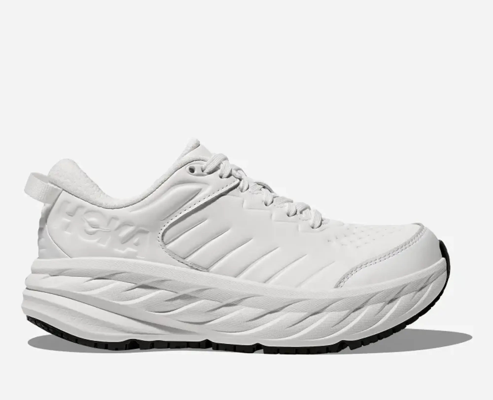 Hoka Women's Bondi Sr Road Running Shoes In Frost/Frost