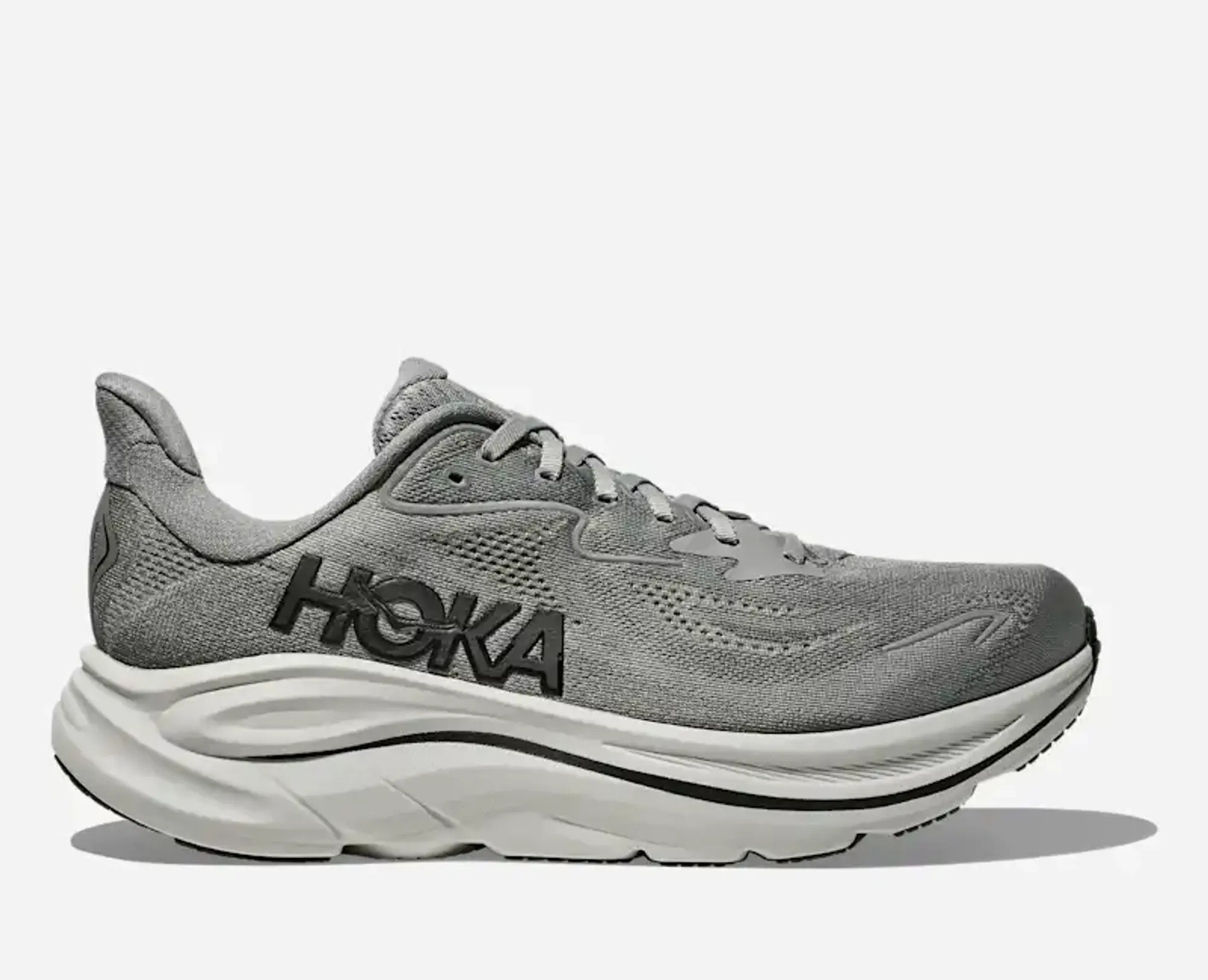 Hoka Men's Clifton 10 Road Running Shoes In Galactic Grey/Asteroid