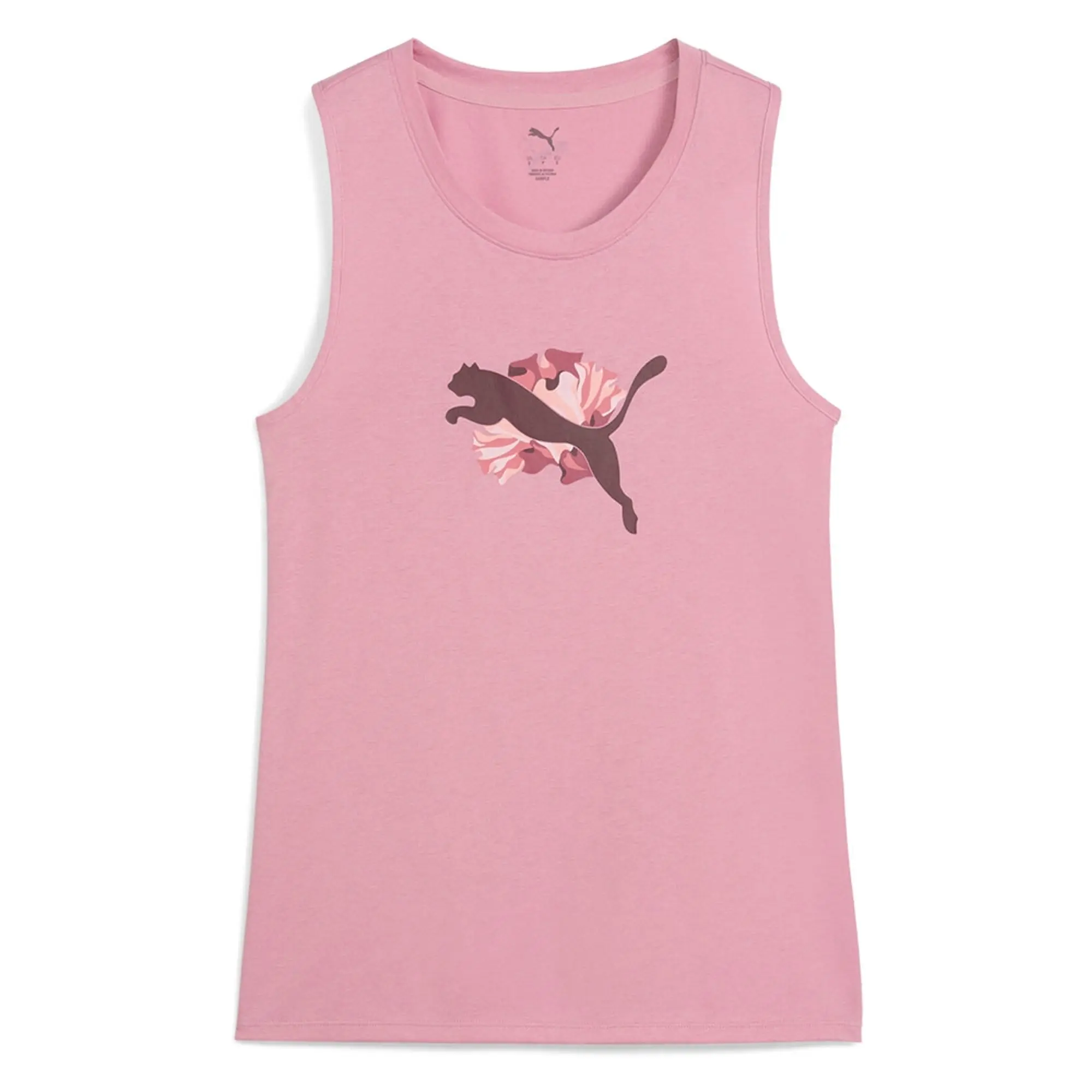 Puma Floral Ribbon Graphic Sleeveless T-shirt