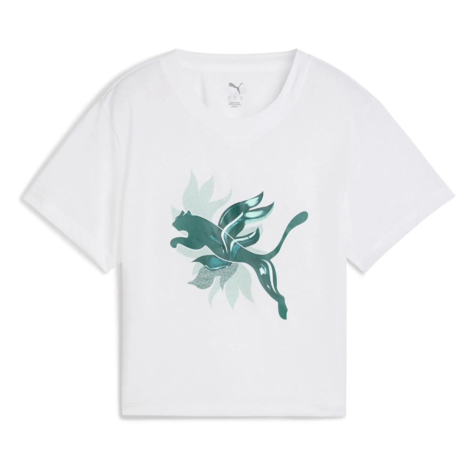 Puma Green Terrains Fashion Graphic Short Sleeve T-shirt