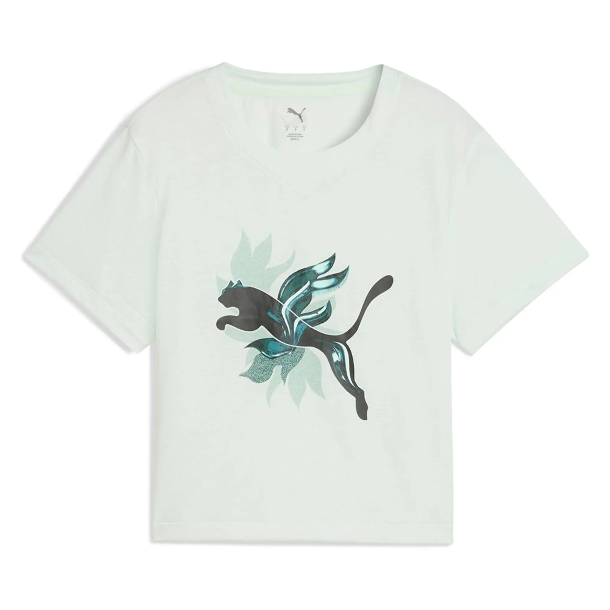 Puma Green Terrains Fashion Graphic Short Sleeve T-shirt