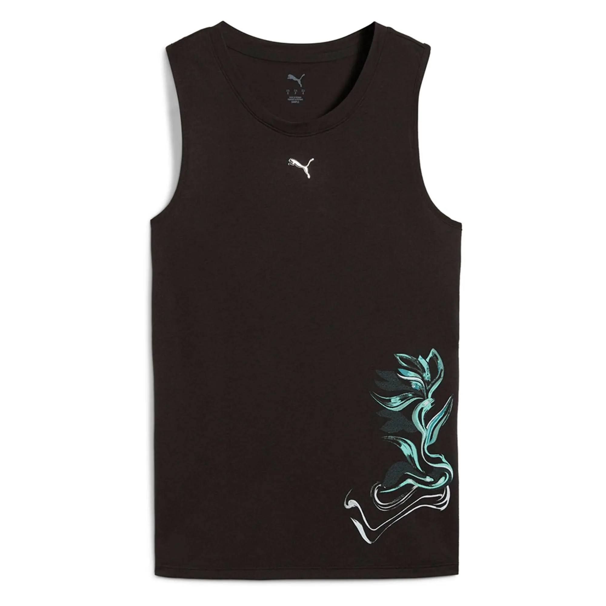 Puma Green Terrains Graphic Sleeveless T-shirt