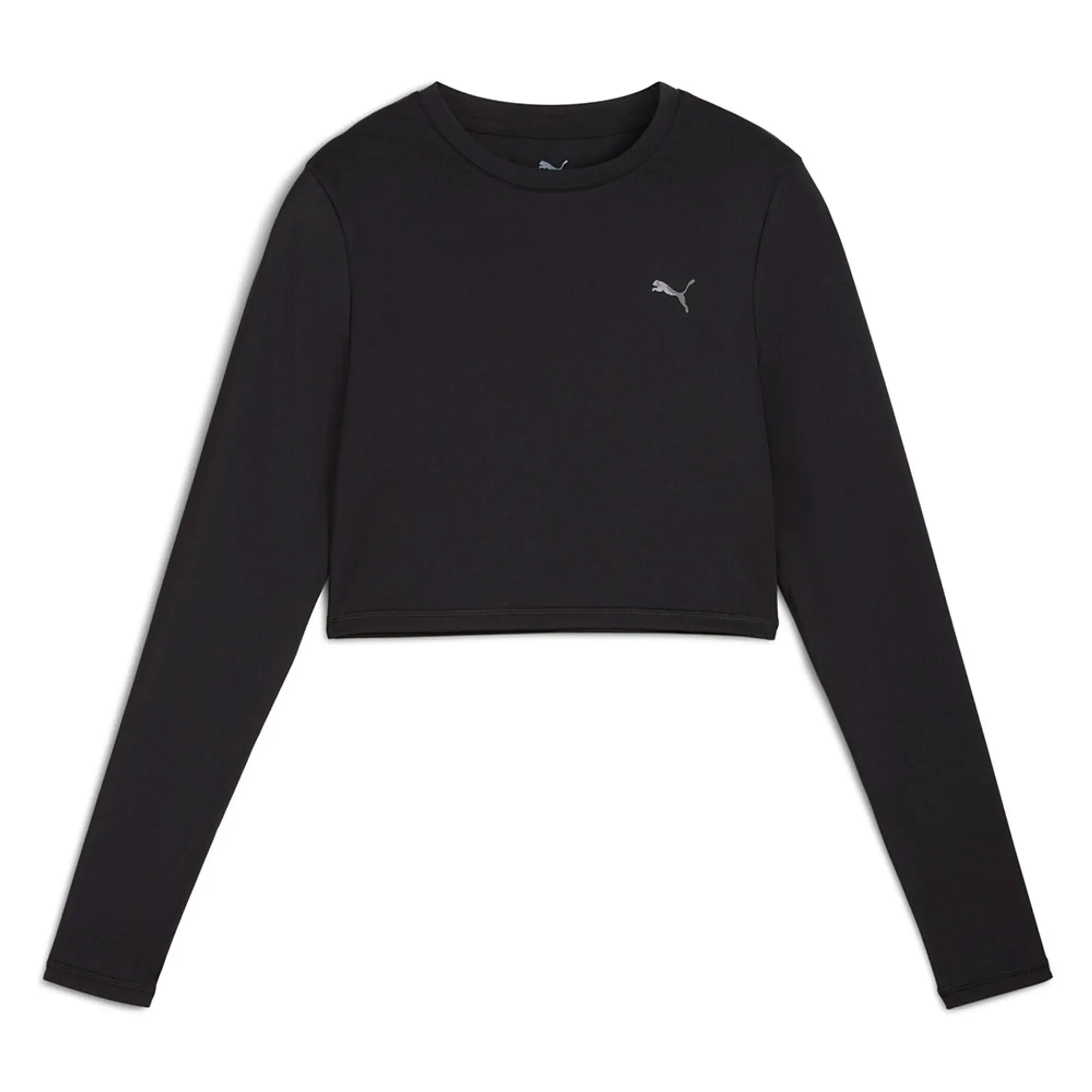 PUMA Shape Long Sleeve Cropped Top Women, Black