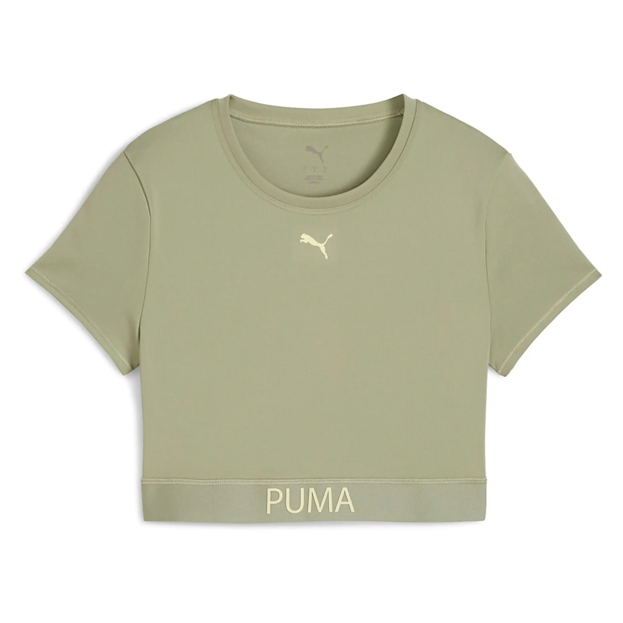 PUMA Strong Crop Tee Women, Lux Army