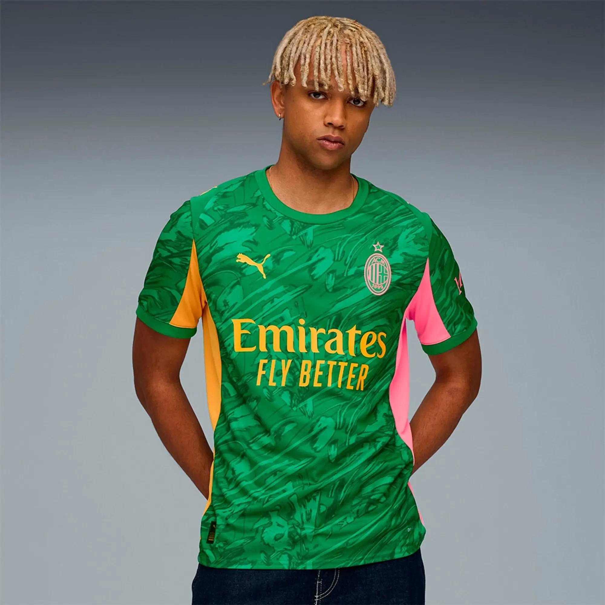 Puma Ac Milan 24/25 Replica Goalkeeper Short Sleeve T-shirt
