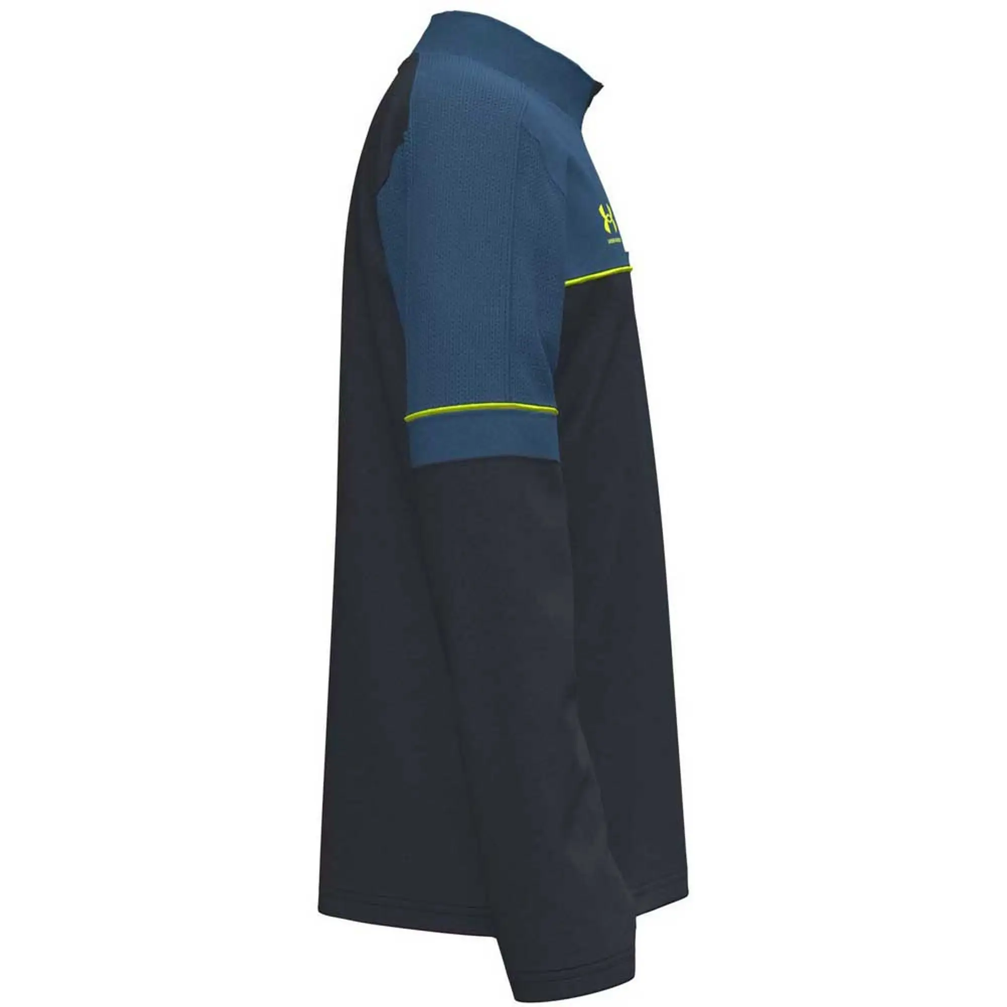 Under Armour  Challenger Training Boys' ¼ Zip Washed Navy / High Vis Yellow YLG (59 - 63 in)