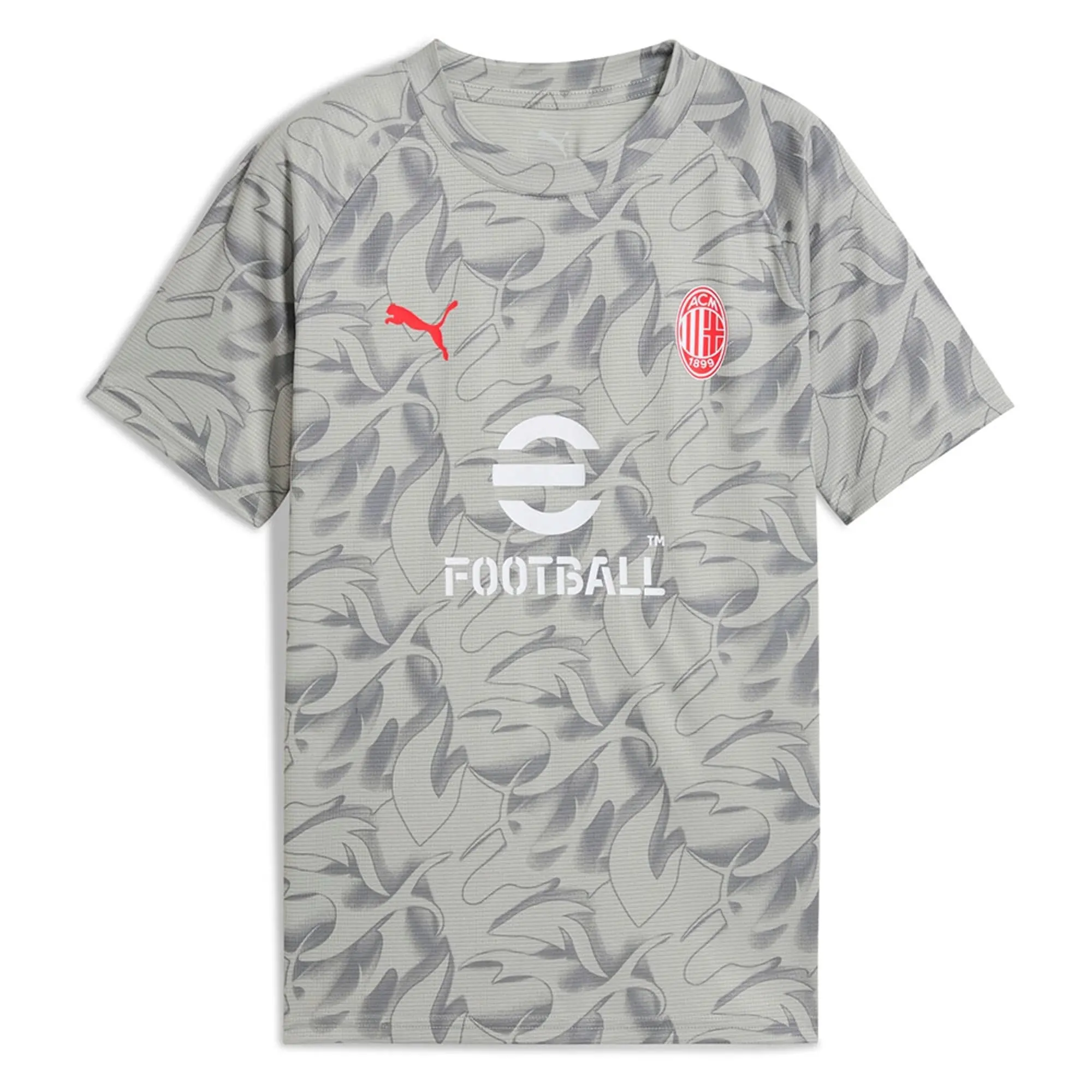Puma Ac Milan 24/25 Pre Match Junior Short Sleeve T-shirt