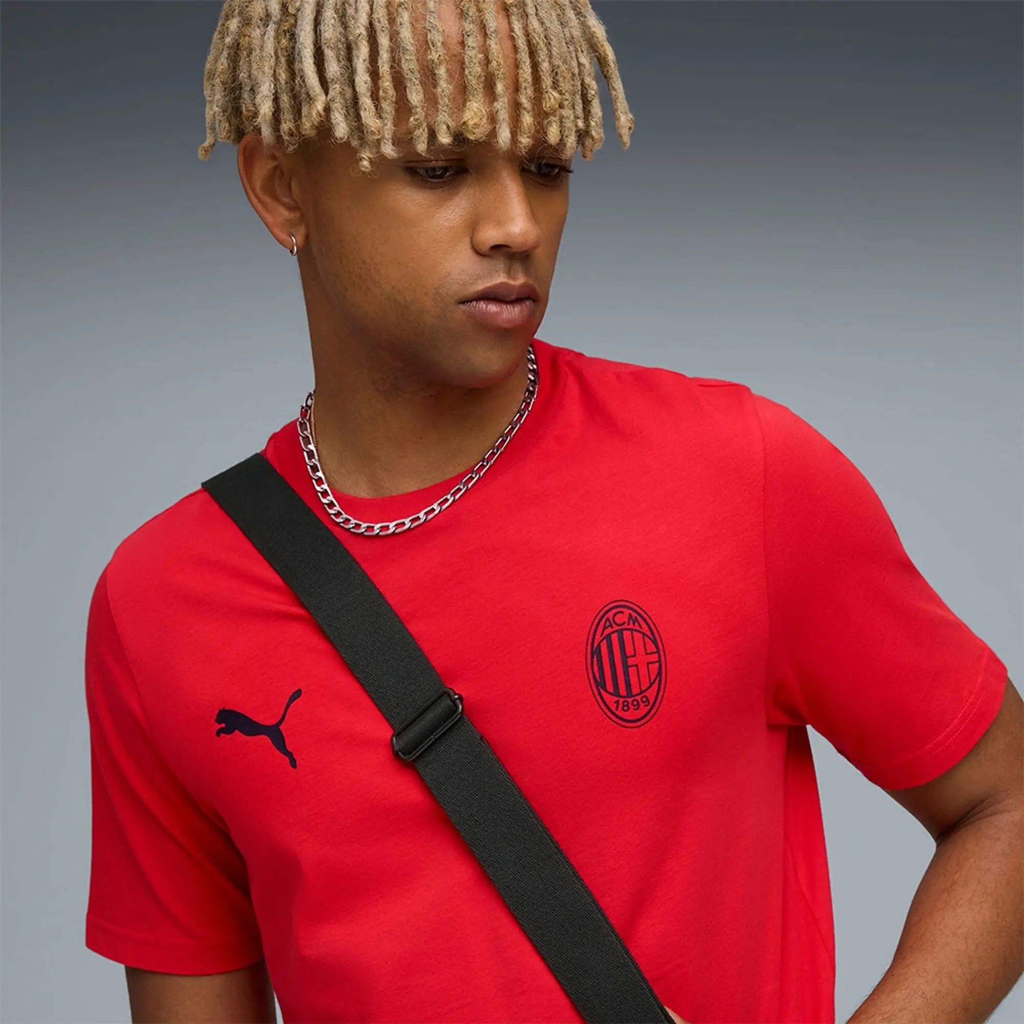 Puma Ac Milan Football Essentials Short Sleeve T-shirt
