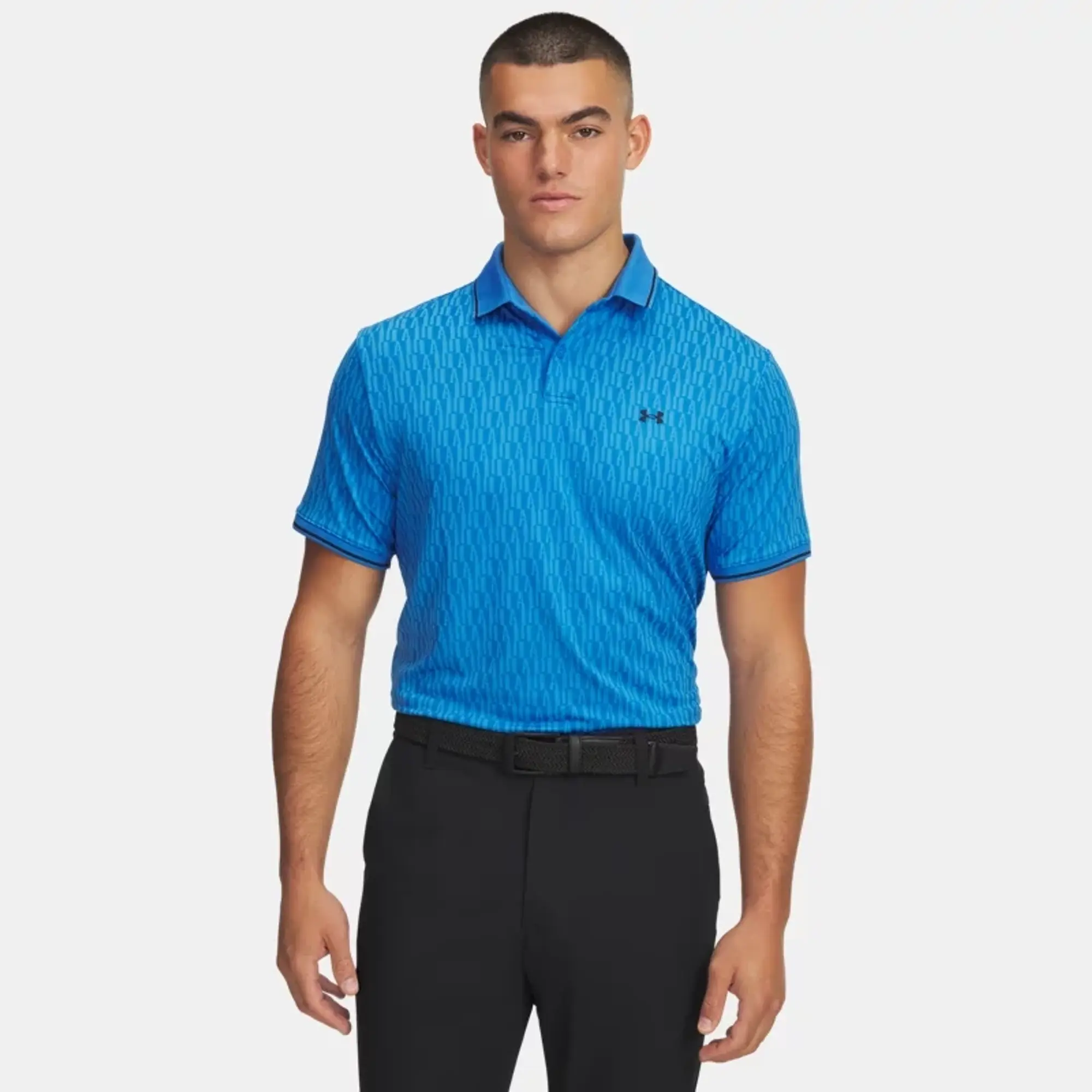 Under Armour  Drive Sport Jacq Under Armour rd Men's Polo Blue Atlantis / Midnight Navy / Midnight Navy L