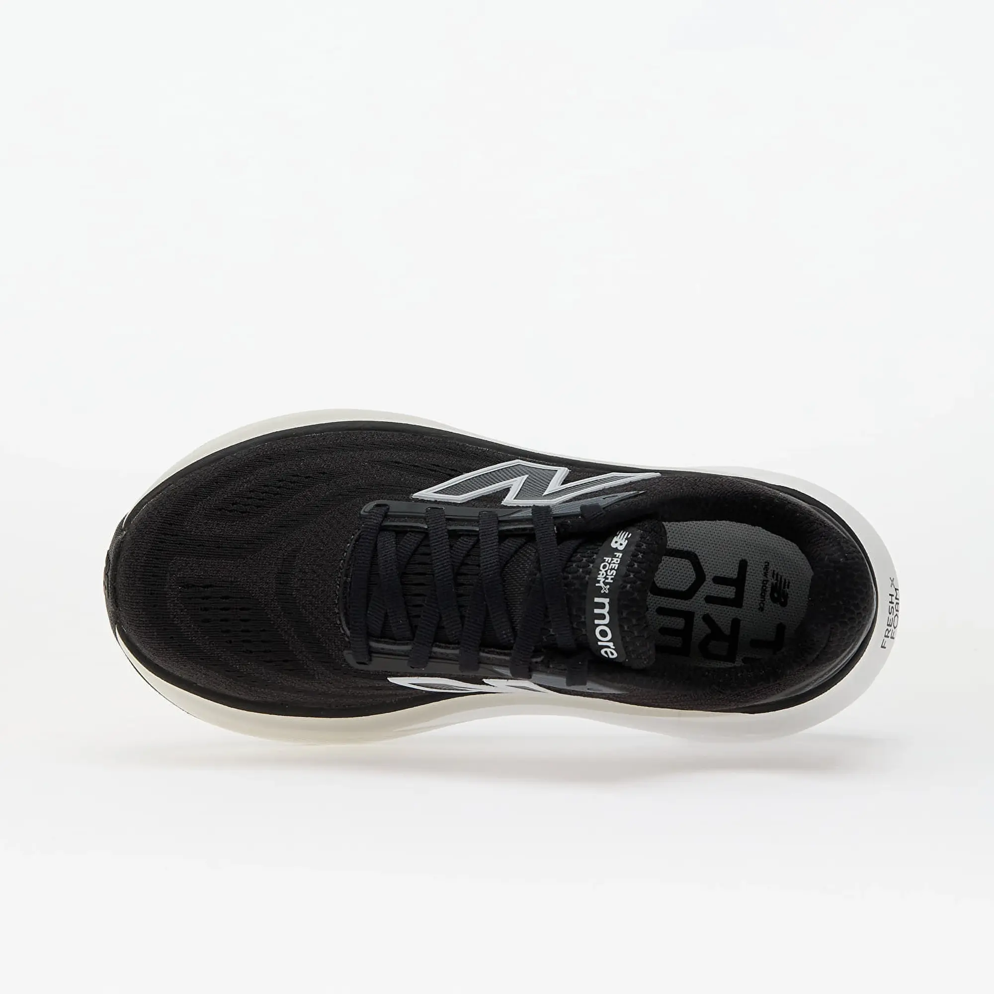 New Balance Women's Fresh Foam X More v6 in Black/Grey Synthetic