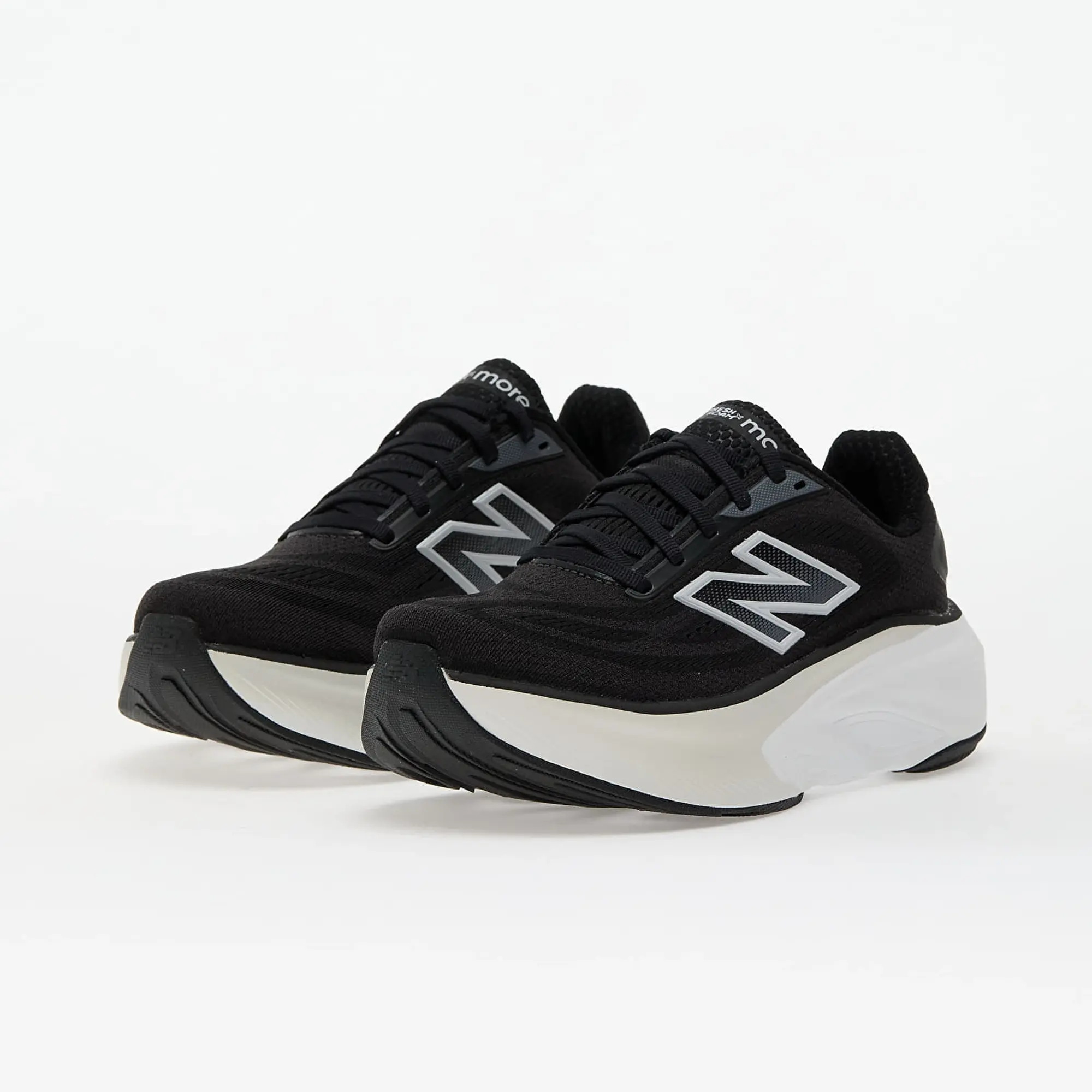 New Balance Women's Fresh Foam X More v6 in Black/Grey Synthetic