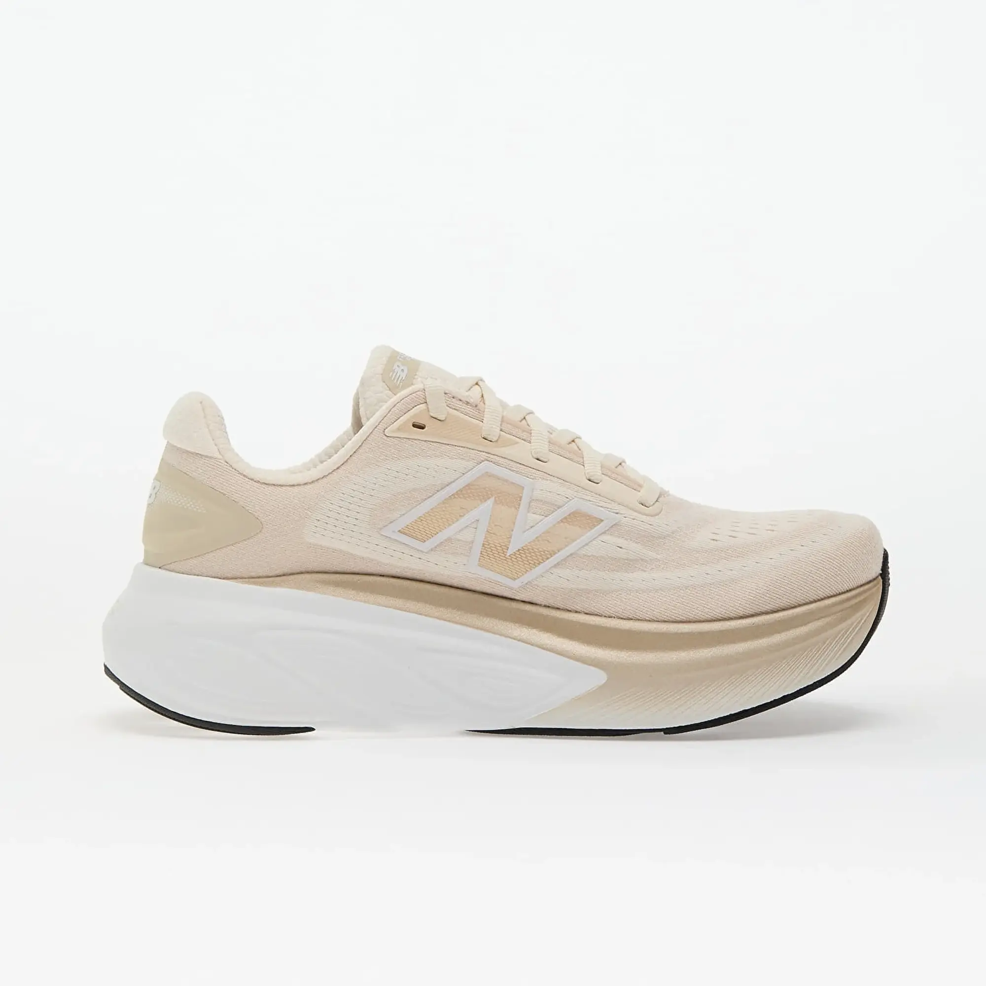 New Balance Women's Fresh Foam X More v6 in Beige/White Synthetic