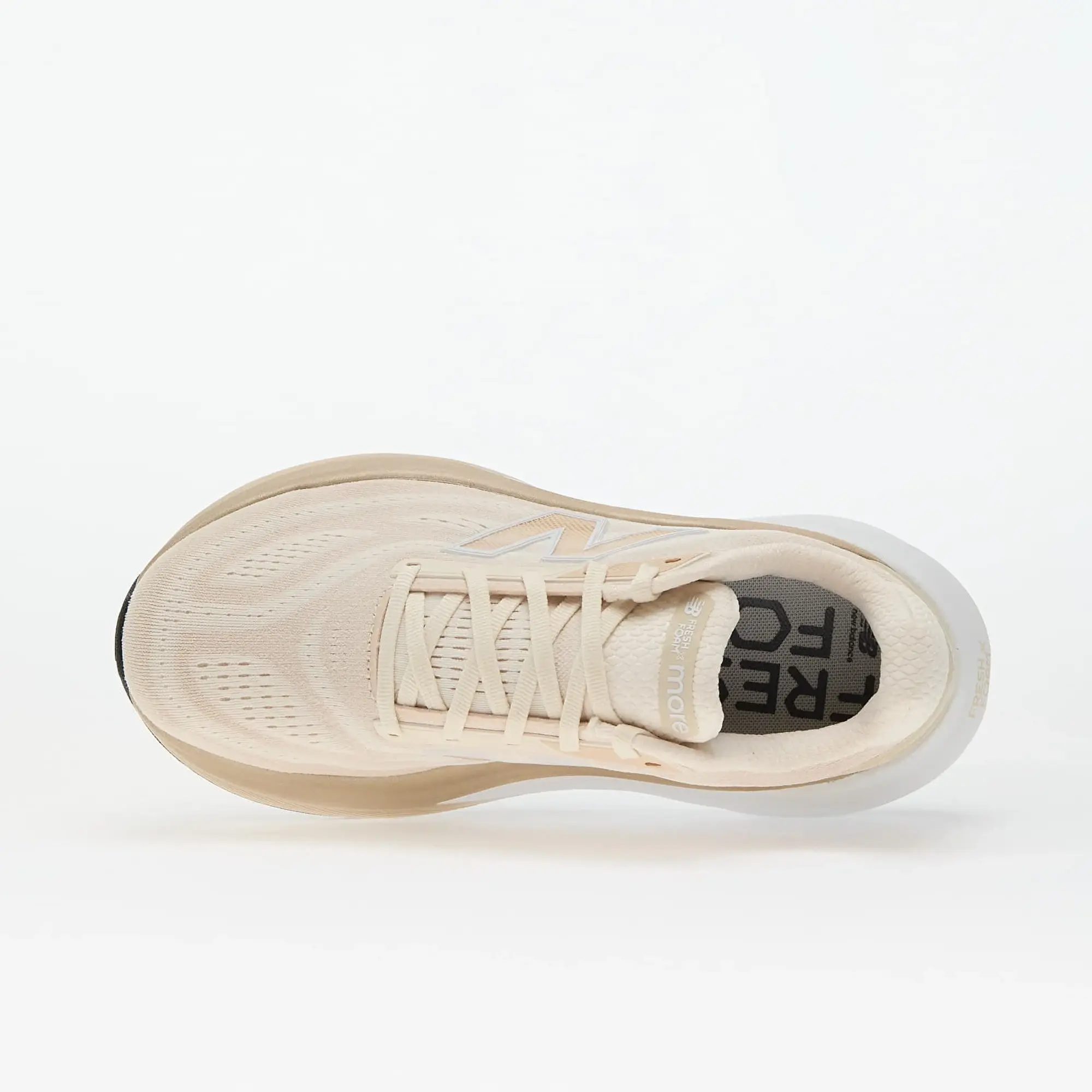 New Balance Women's Fresh Foam X More v6 in Beige/White Synthetic