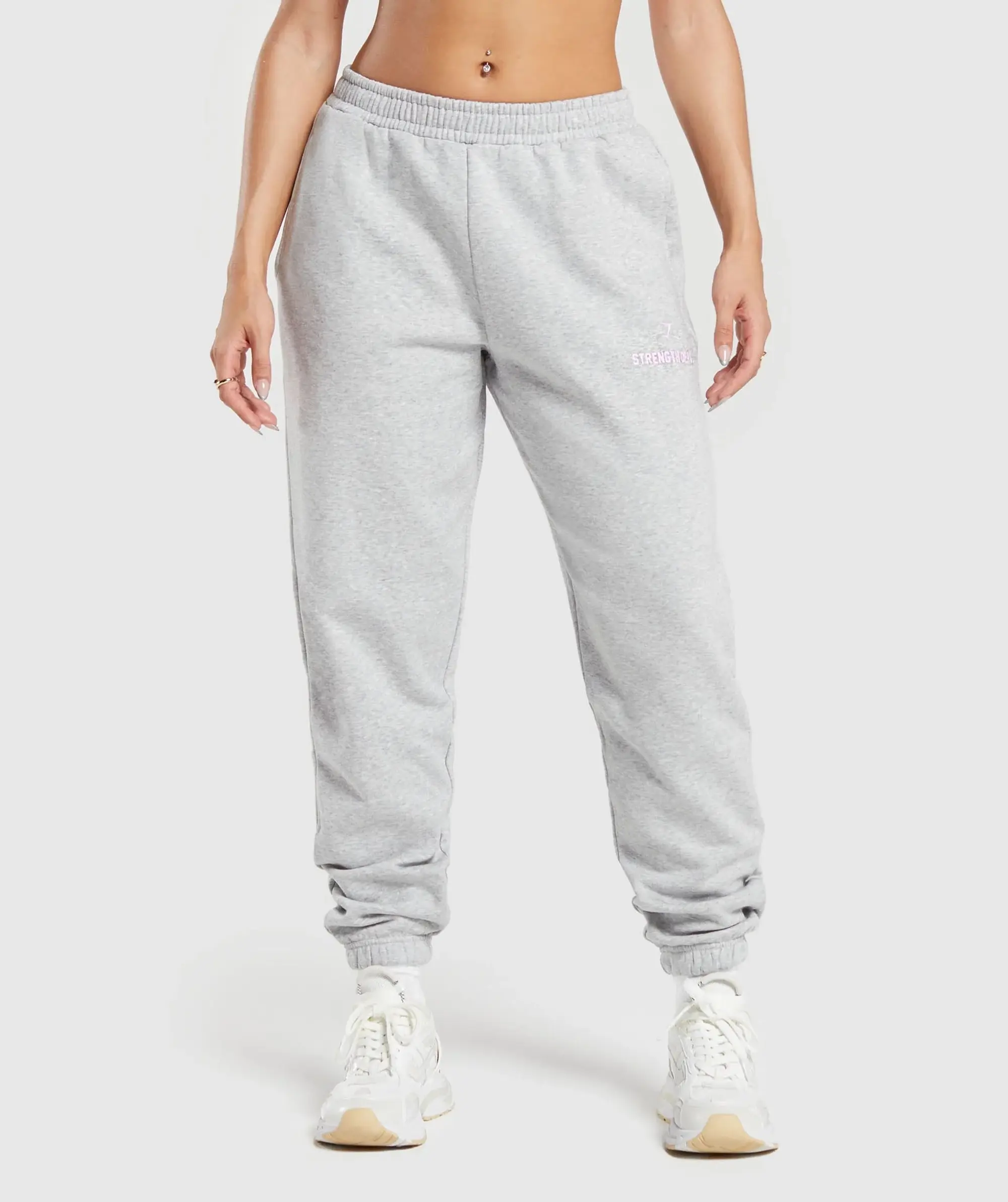  Strength Department Graphic Joggers - Light Grey Core Marl