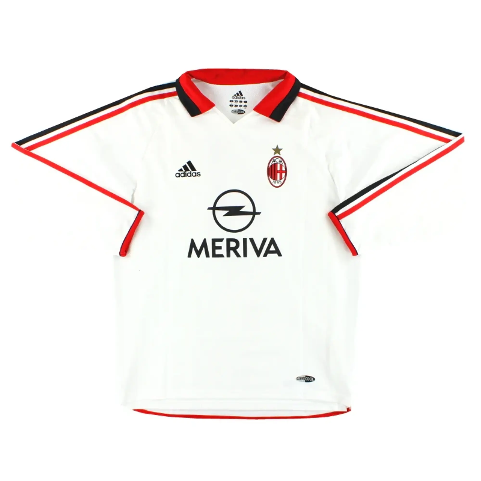 2003-04 AC Milan adidas Away Shirt L/S XL - AC Milan / Excellent / XL