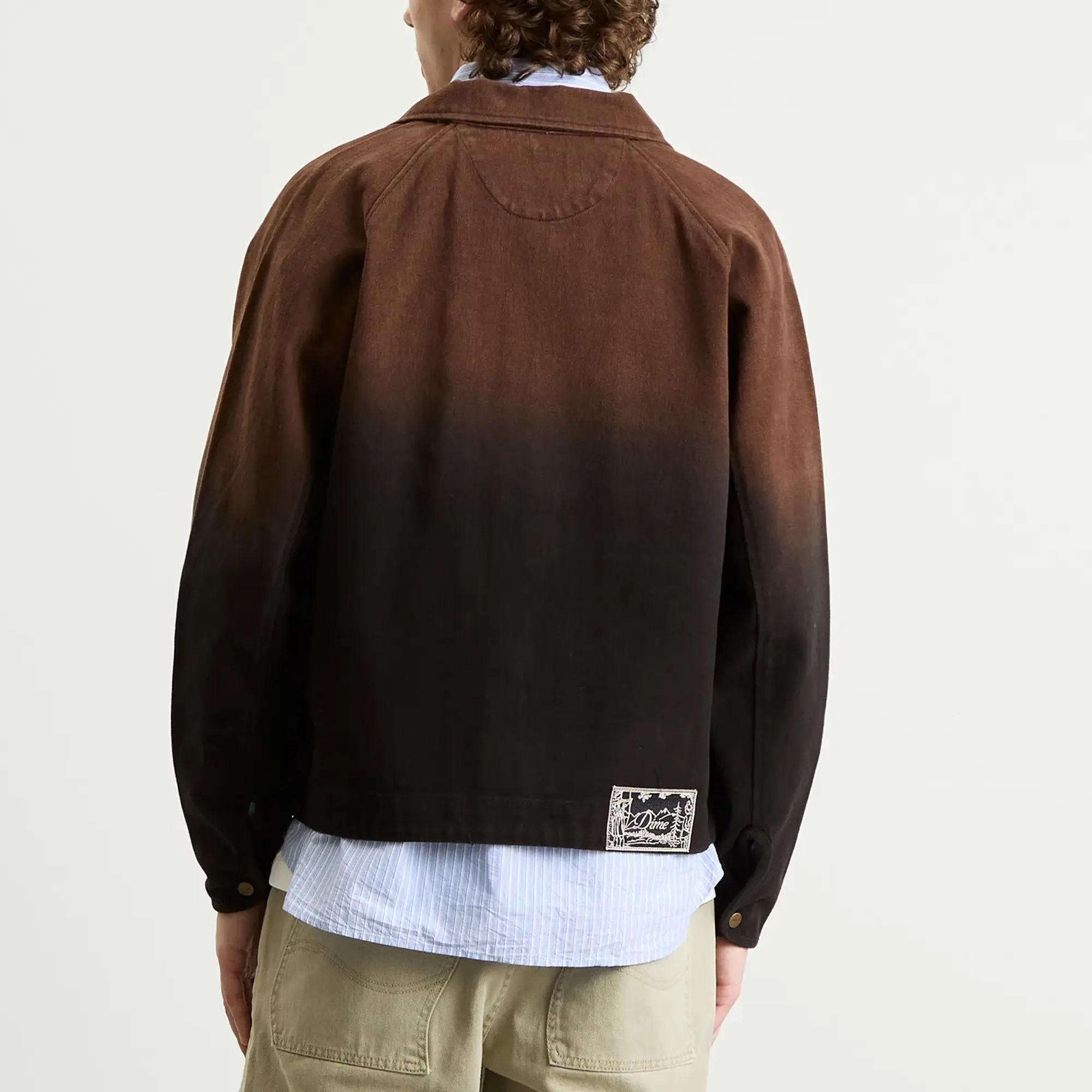 Dime Men's Dipped Chore Jacket Brown