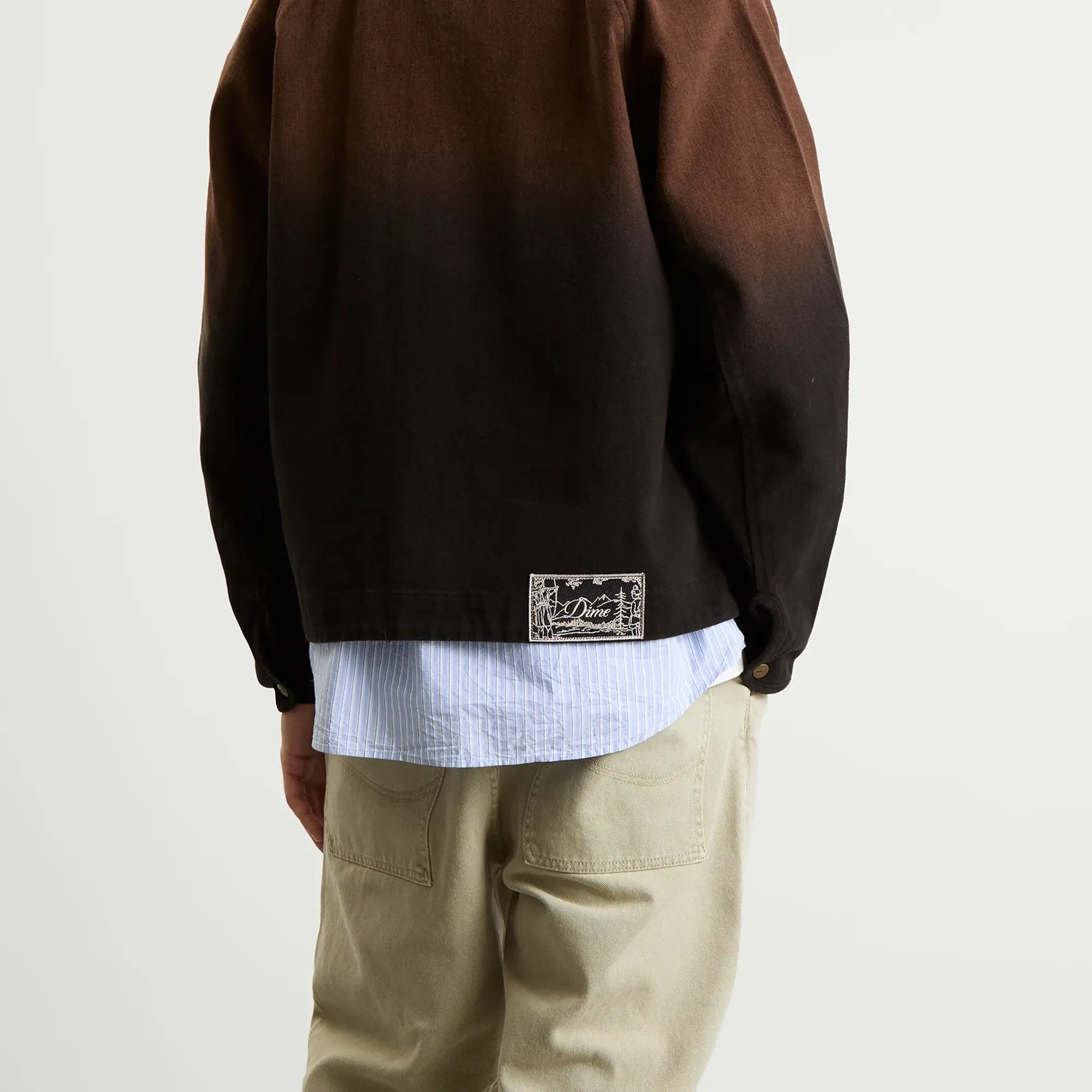Dime Men's Dipped Chore Jacket Brown