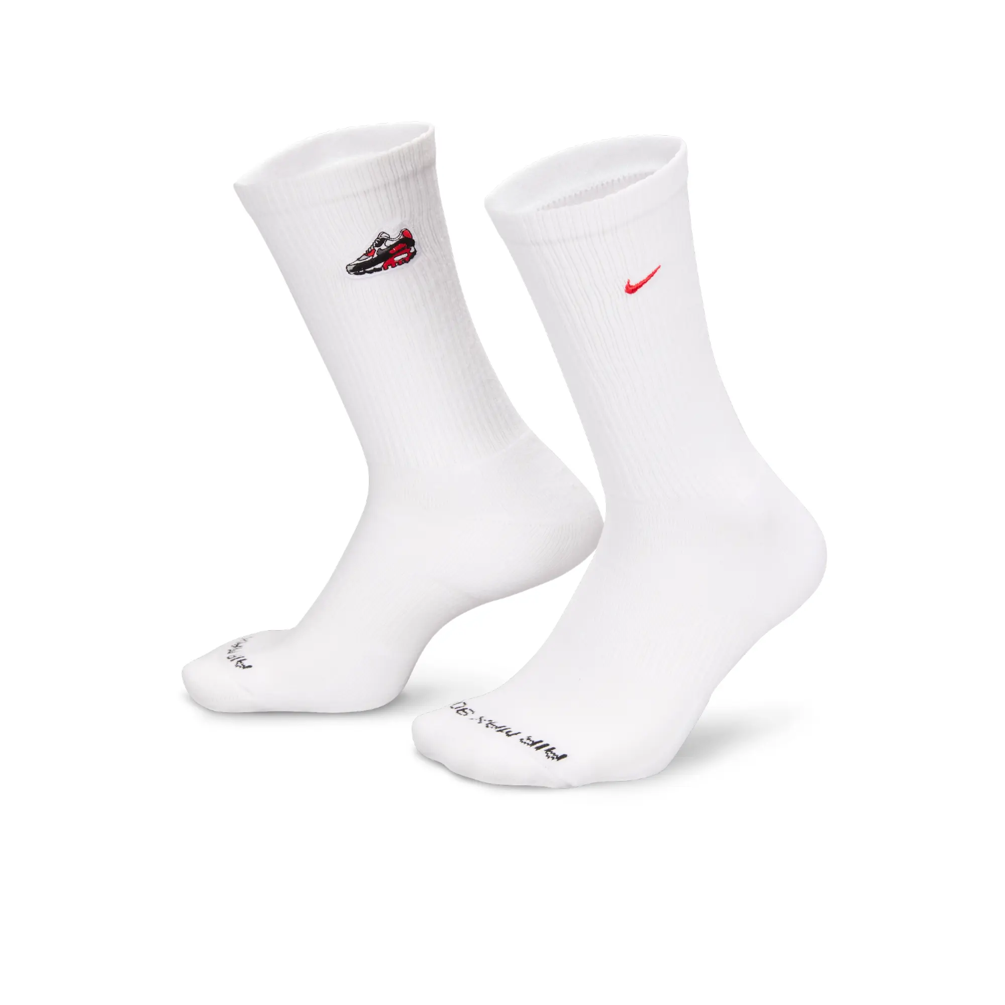 Nike Air Max 90 Everyday Plus Cushioned Crew Socks - White