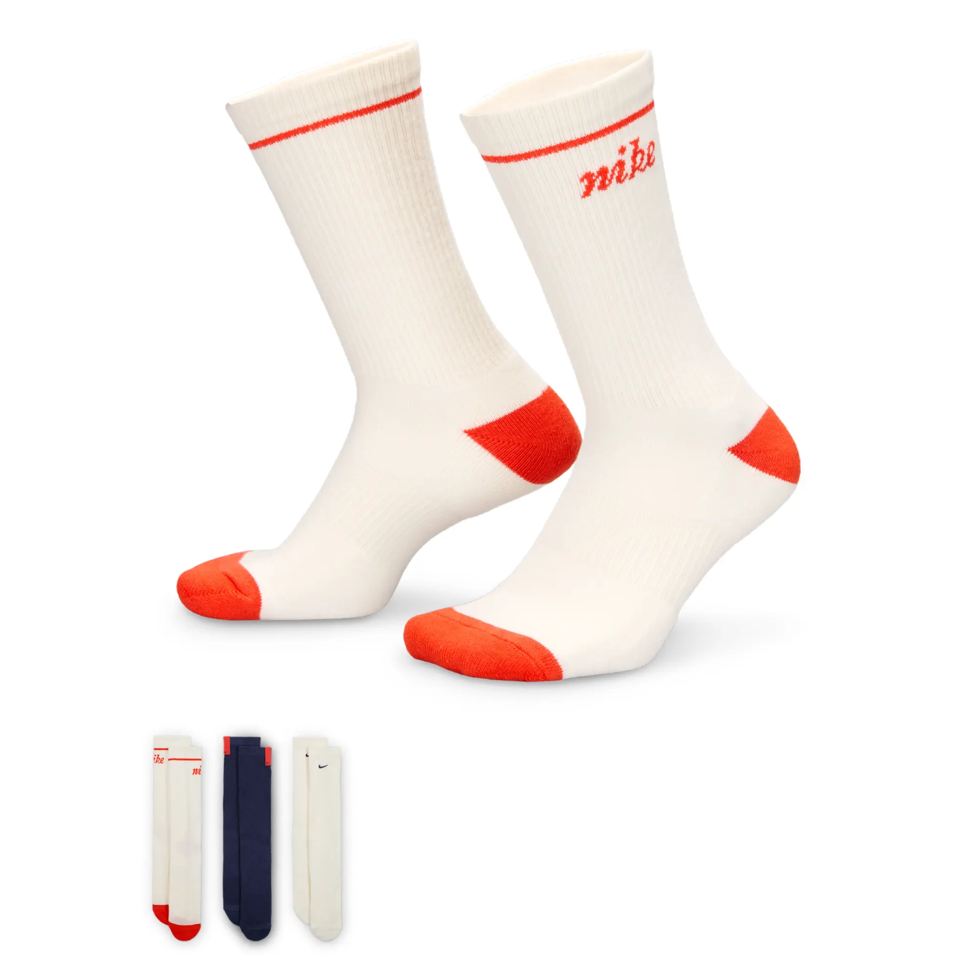 Nike Everyday Plus Cushioned Crew Socks - Multi-Colour