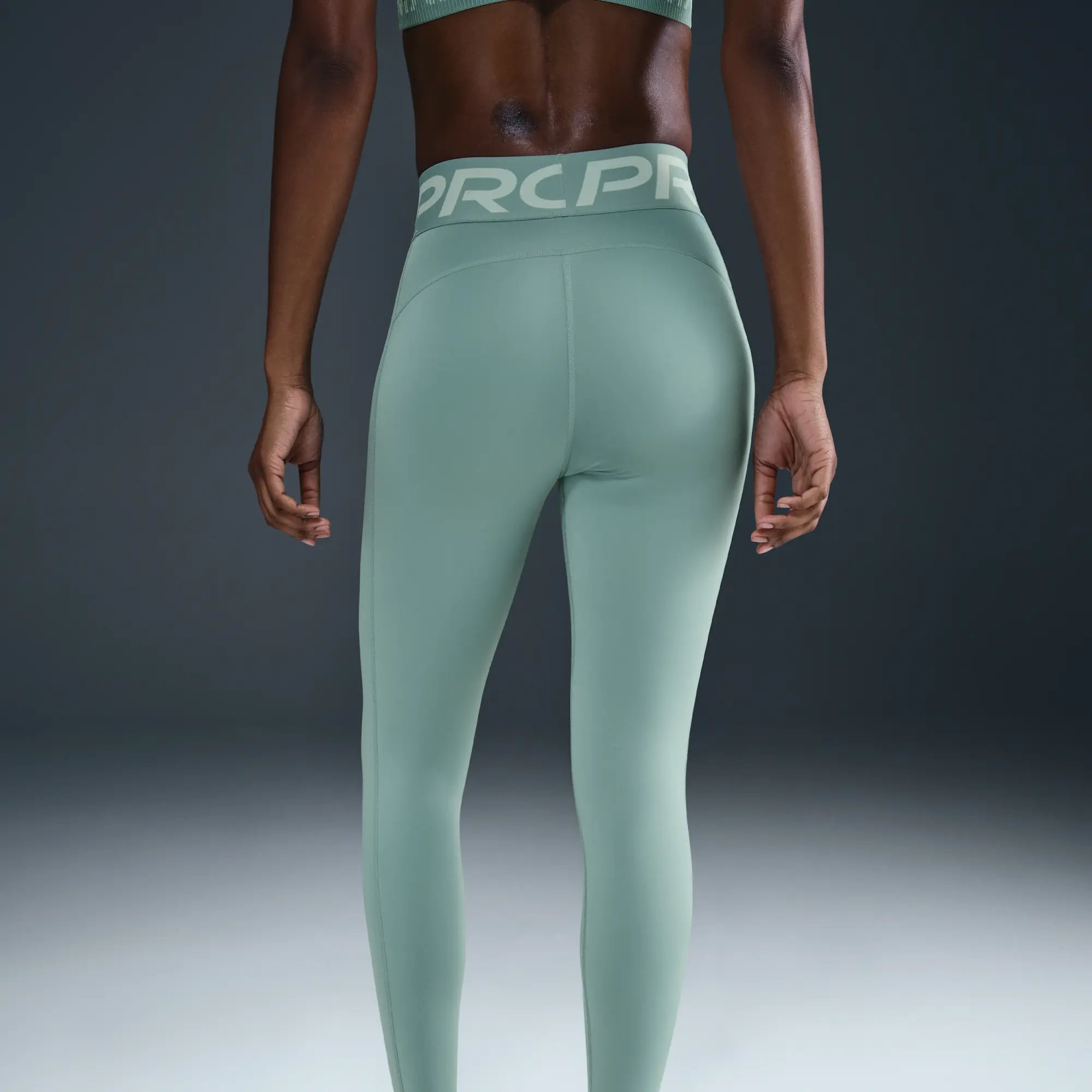 Nike Pro Sculpt Women's High-Waisted Full-Length Leggings - Green - Recycled Polyester