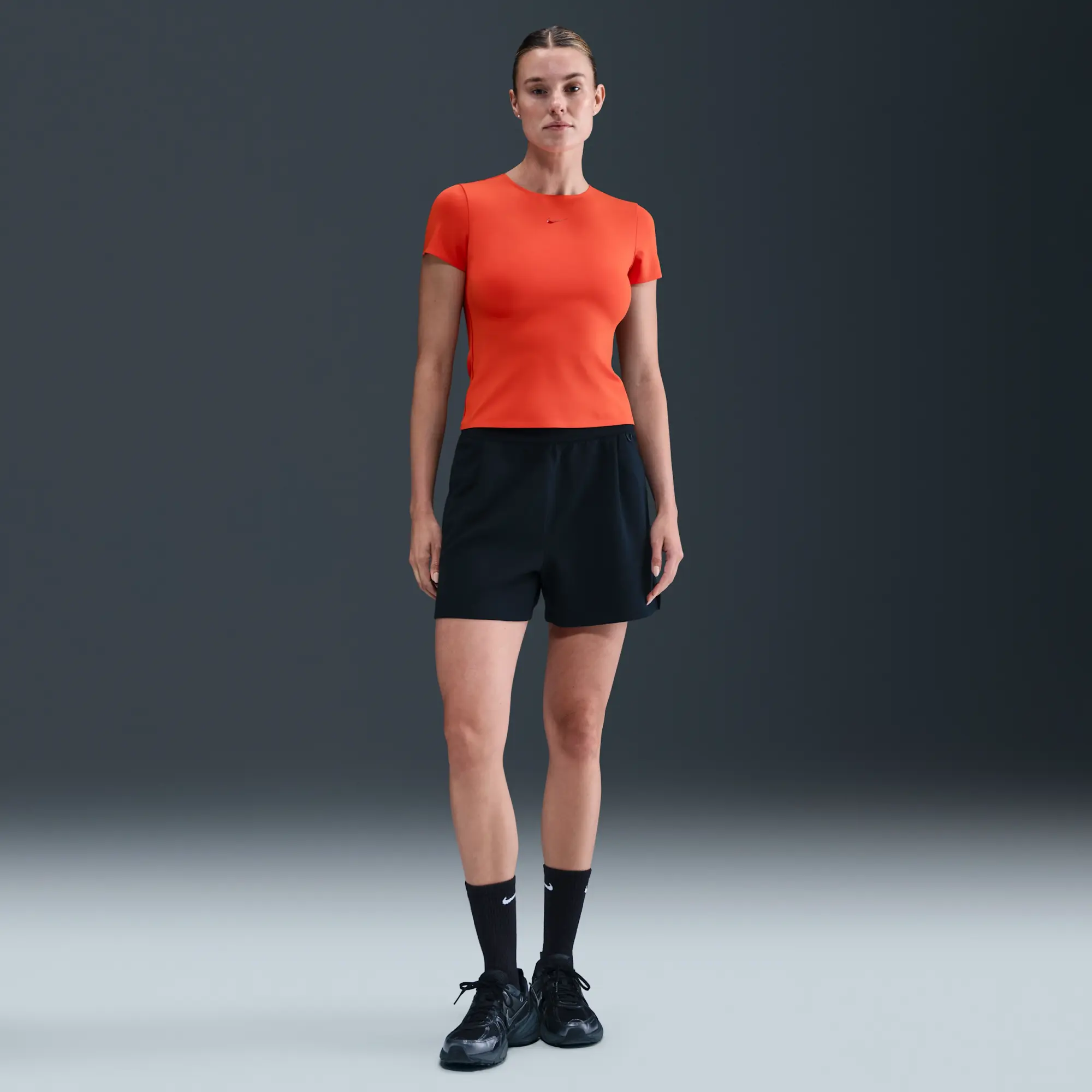 Nike Form Women's Short-Sleeve Top - Red - Sustainable Materials