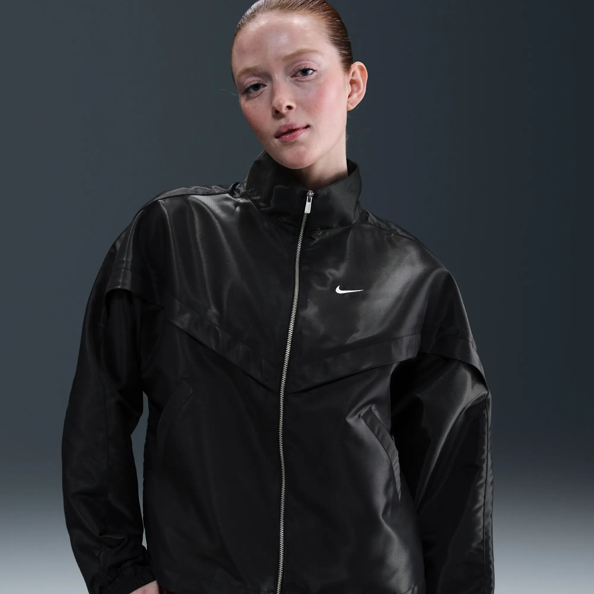 Nike Sportswear Windrunner Women's Jacket - Black - Sustainable Materials