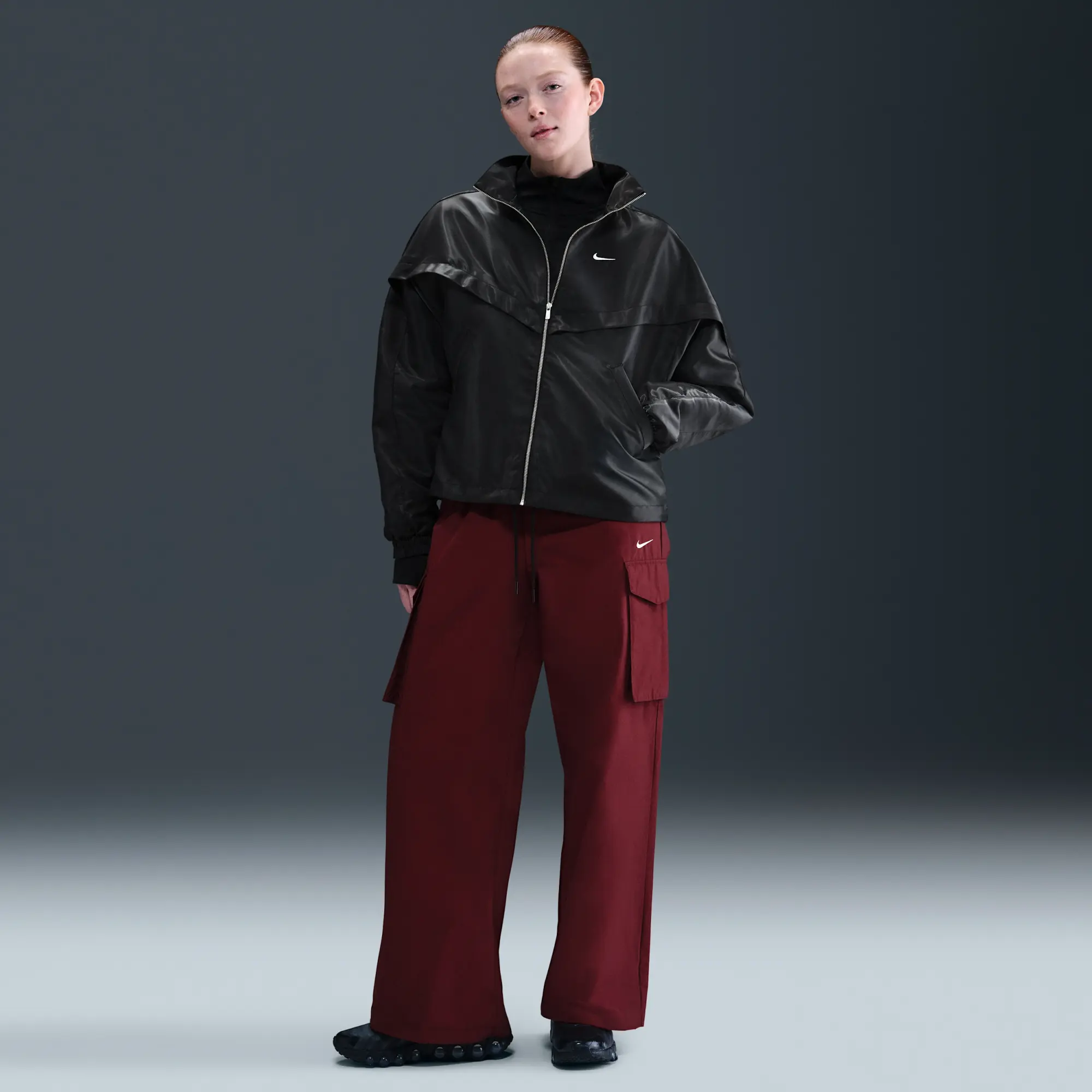 Nike Sportswear Windrunner Women's Jacket - Black - Sustainable Materials
