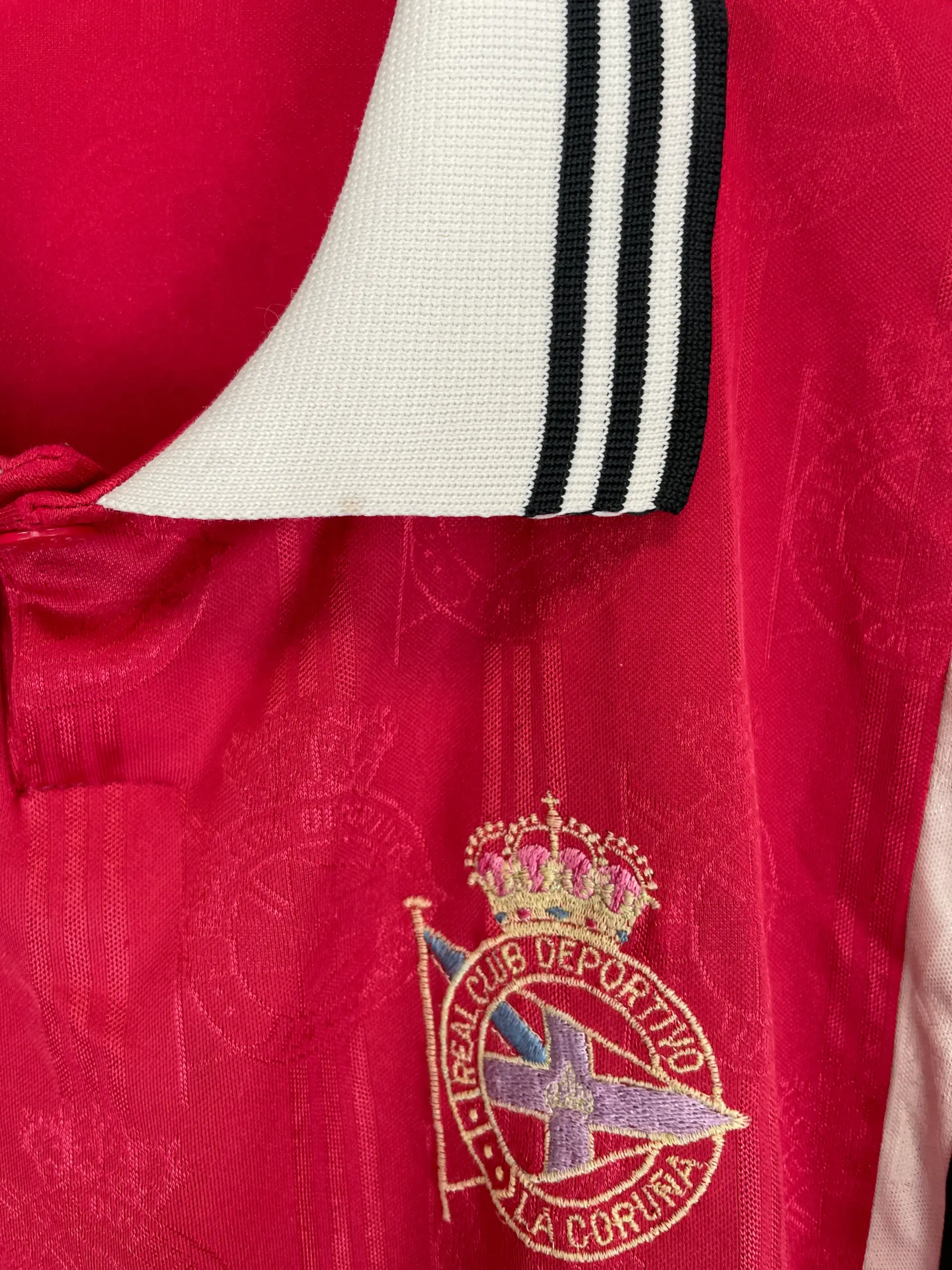 1997/98 DEPORTIVO LA CORUNA AWAY SHIRT (XL) ADIDAS | Cult Kits