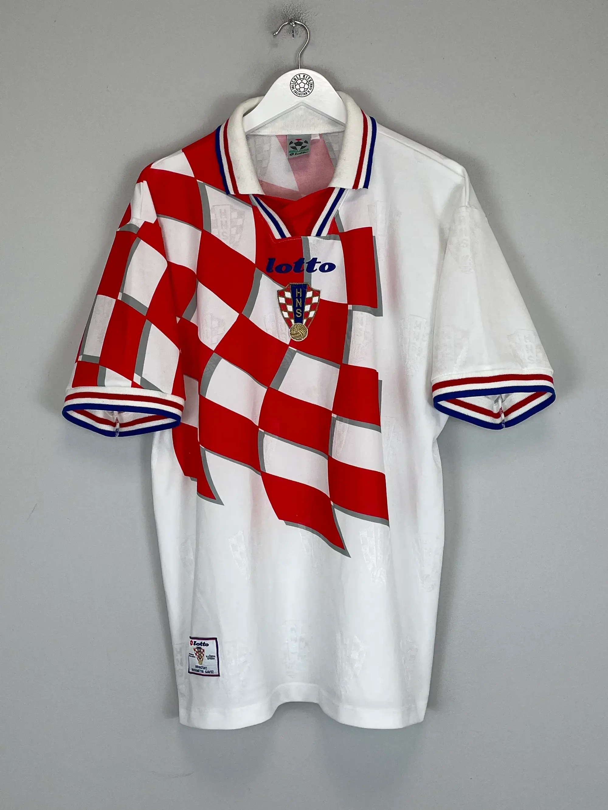 1998/01 CROATIA HOME SHIRT (XL) LOTTO | Cult Kits