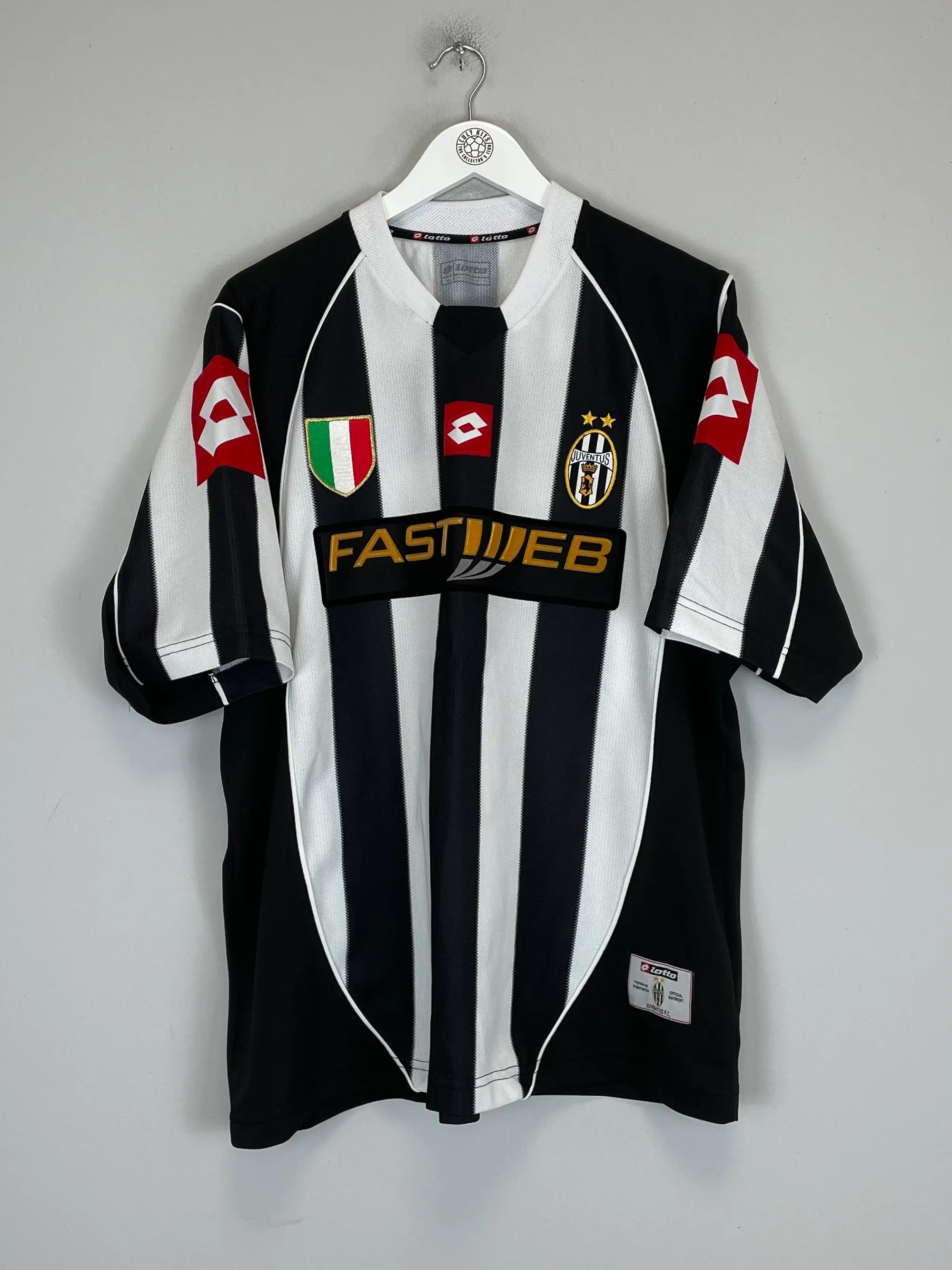 2002/03 JUVENTUS DEL PIERO #10 HOME SHIRT (XL) LOTTO | Cult Kits