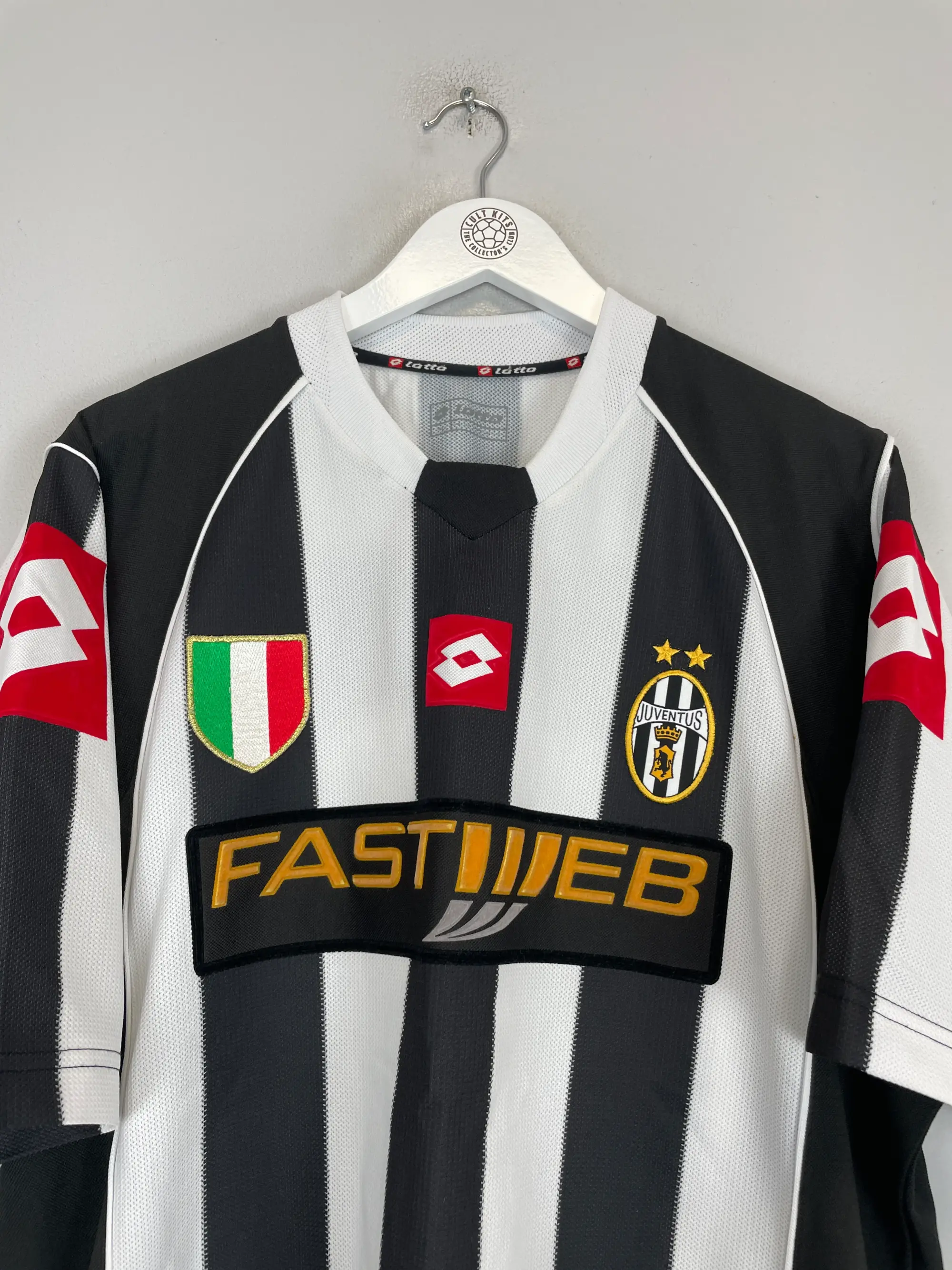 2002/03 JUVENTUS DEL PIERO #10 HOME SHIRT (XL) LOTTO | Cult Kits