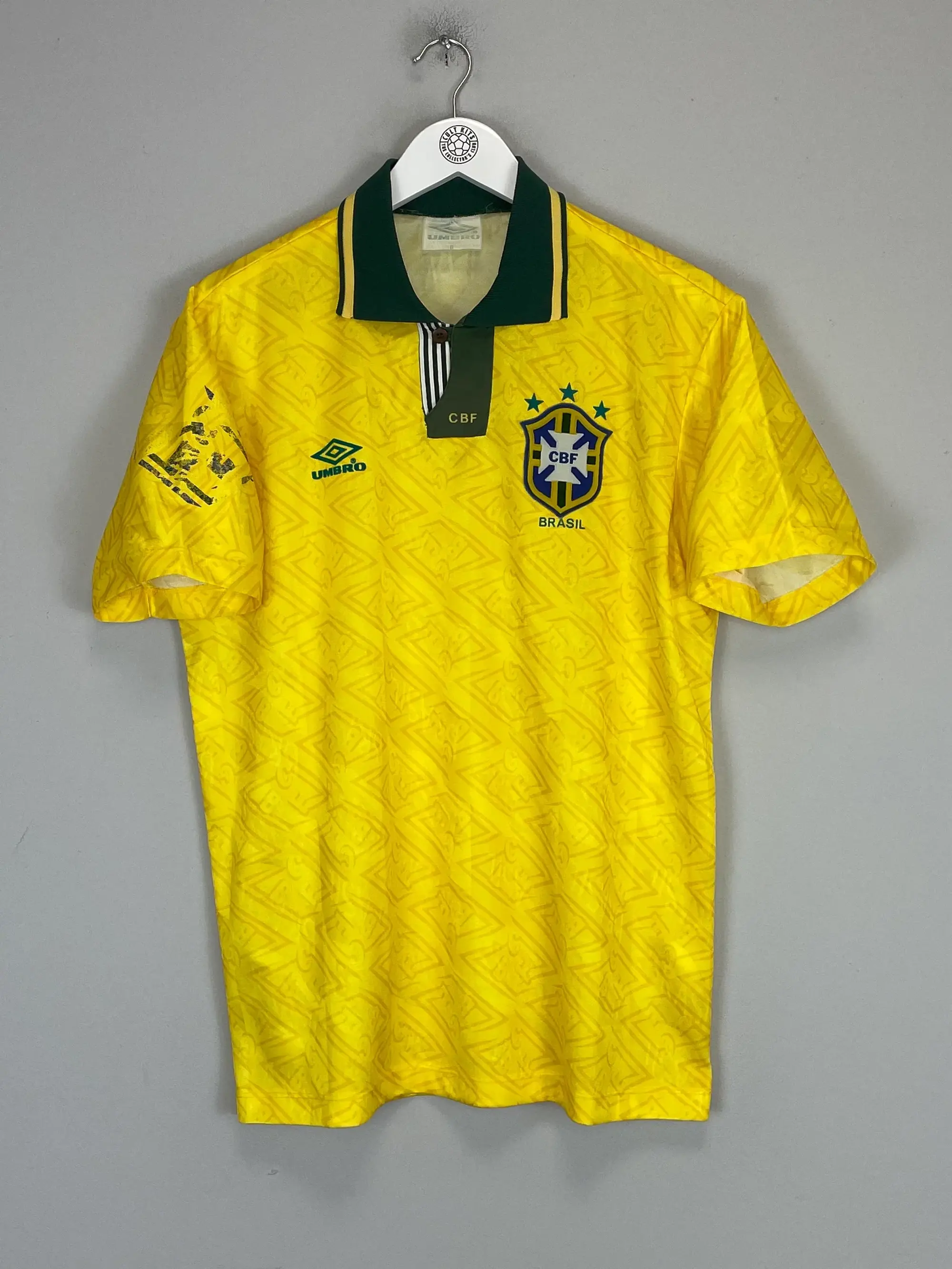 1991/93 BRAZIL HOME SHIRT (L) UMBRO | Cult Kits