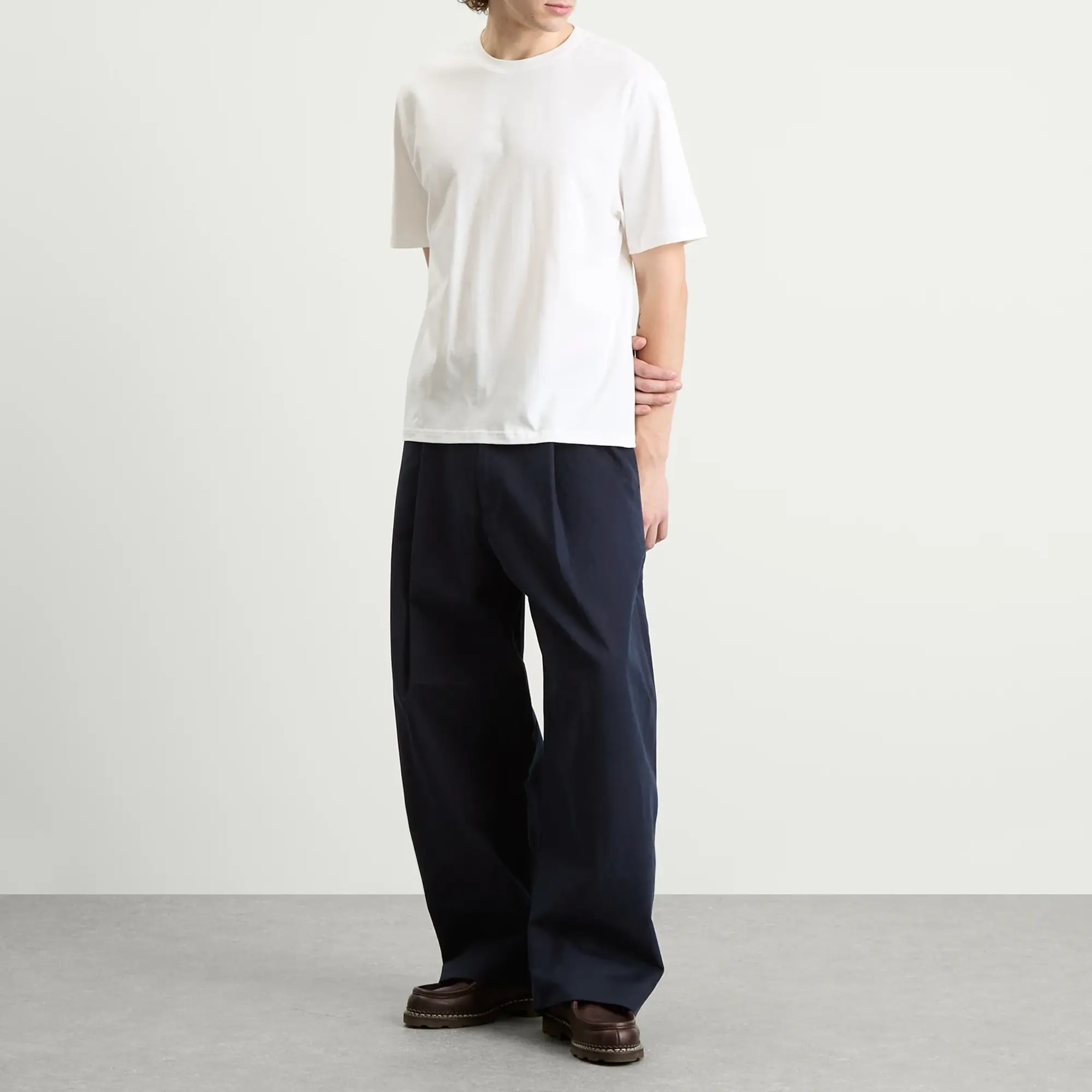 Studio Nicholson Men's Sorte Pant Darkest Navy