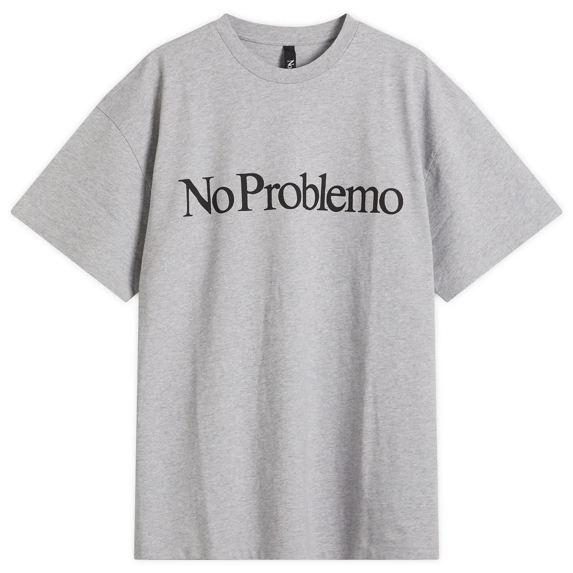 No Problemo Men's Logo T-Shirt Grey Marl