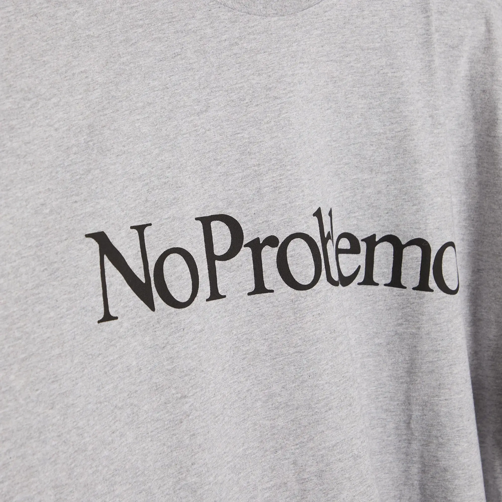 No Problemo Men's Logo T-Shirt Grey Marl