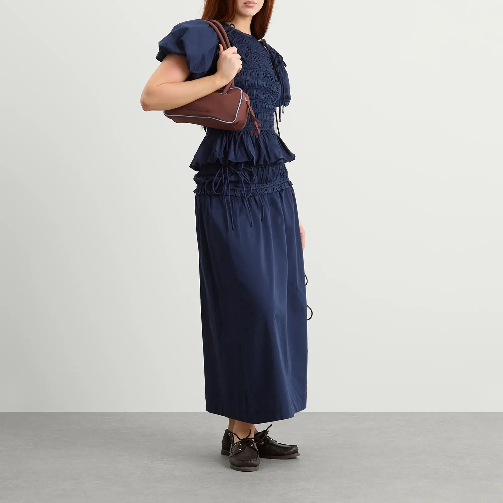Damson Madder Women's Benny Mini Bowler Choc