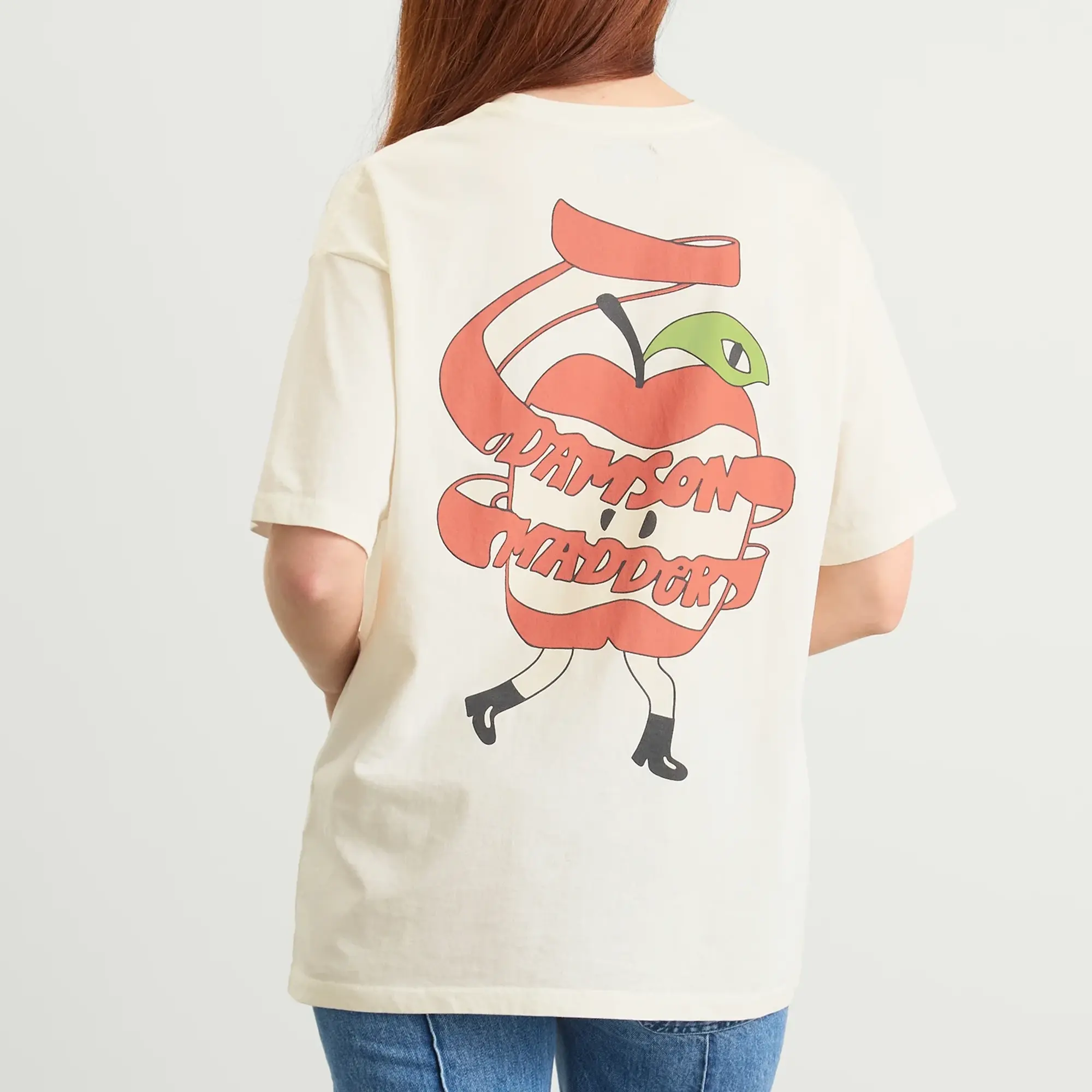 Damson Madder Women's Apple Peel Shirt Sleeve T-Shirt Ercu