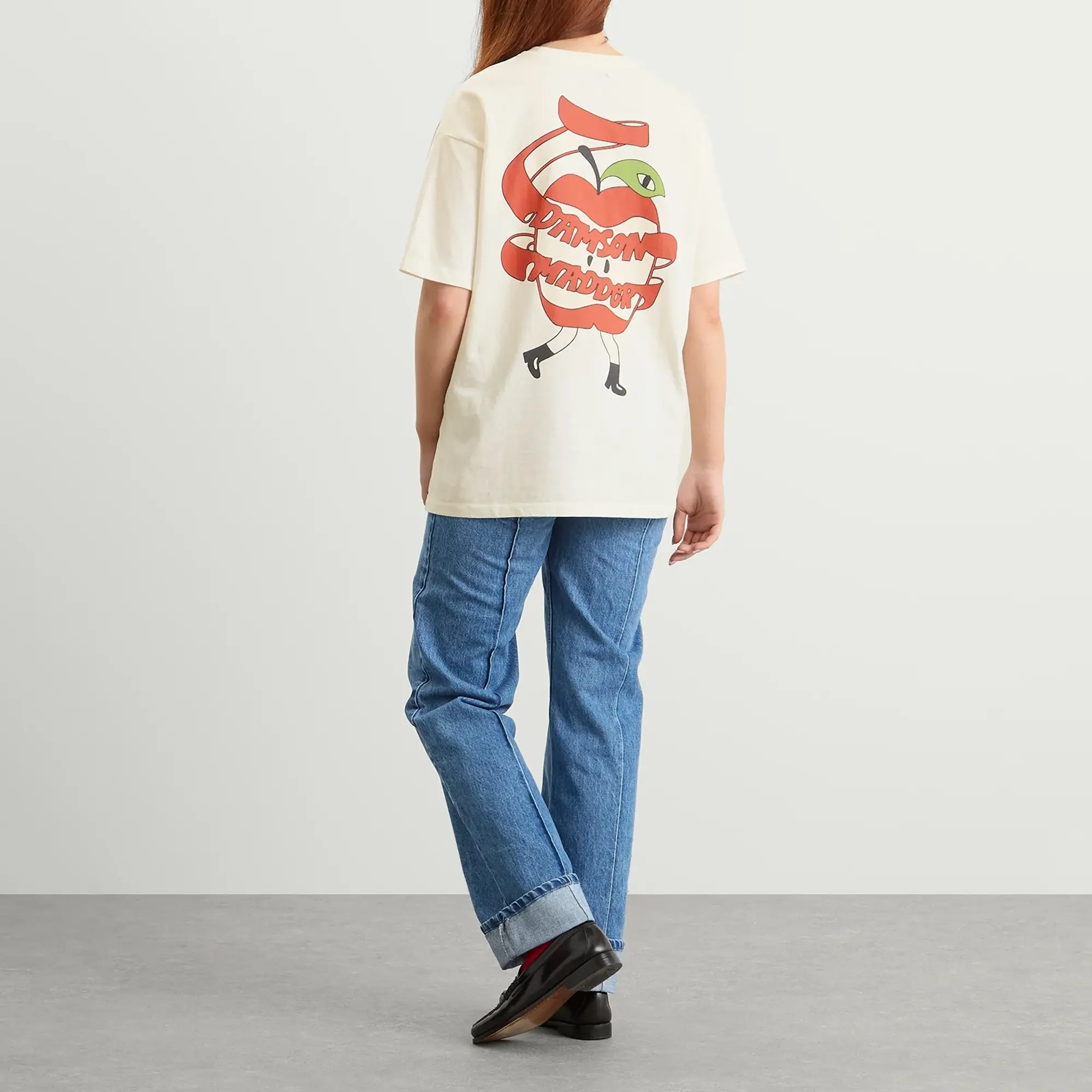 Damson Madder Women's Apple Peel Shirt Sleeve T-Shirt Ercu