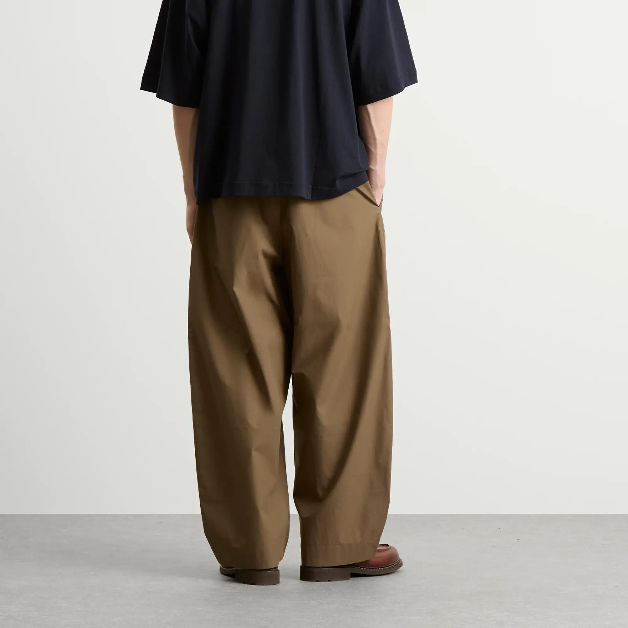 Studio Nicholson Men's Double Pleat Volume Pant Boulder