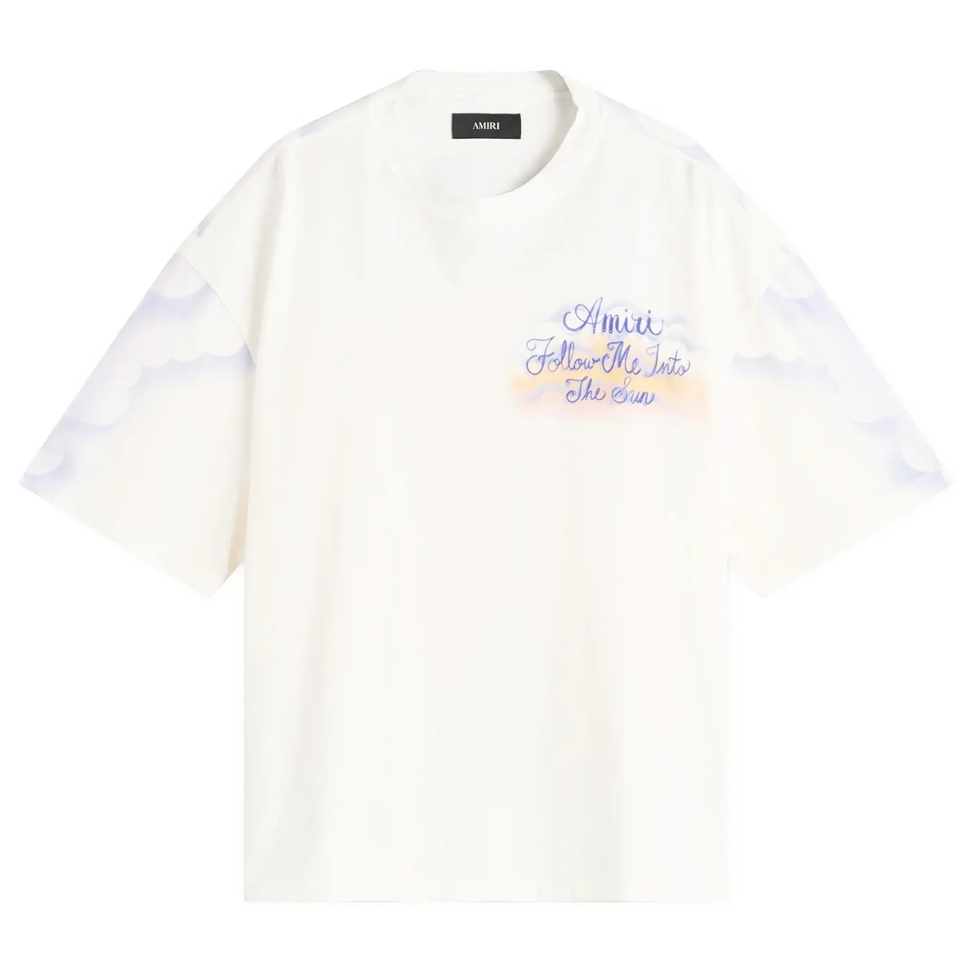 AMIRI Women's Follow Me Oversized T-Shirt Ivory