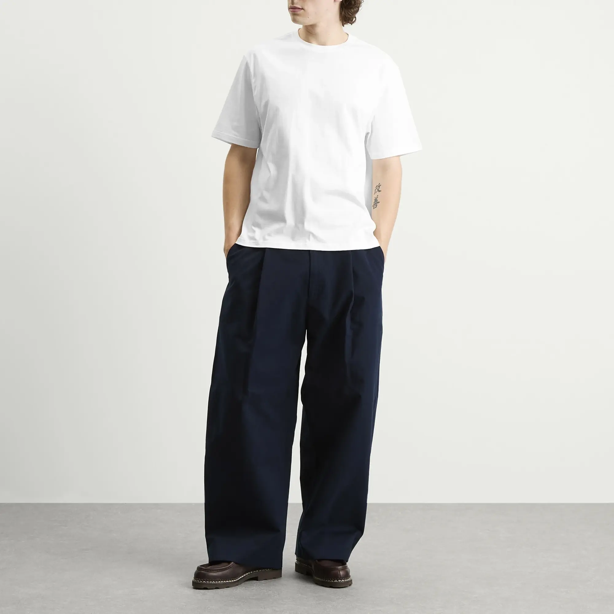 Studio Nicholson Men's Bric T-Shirt Off White