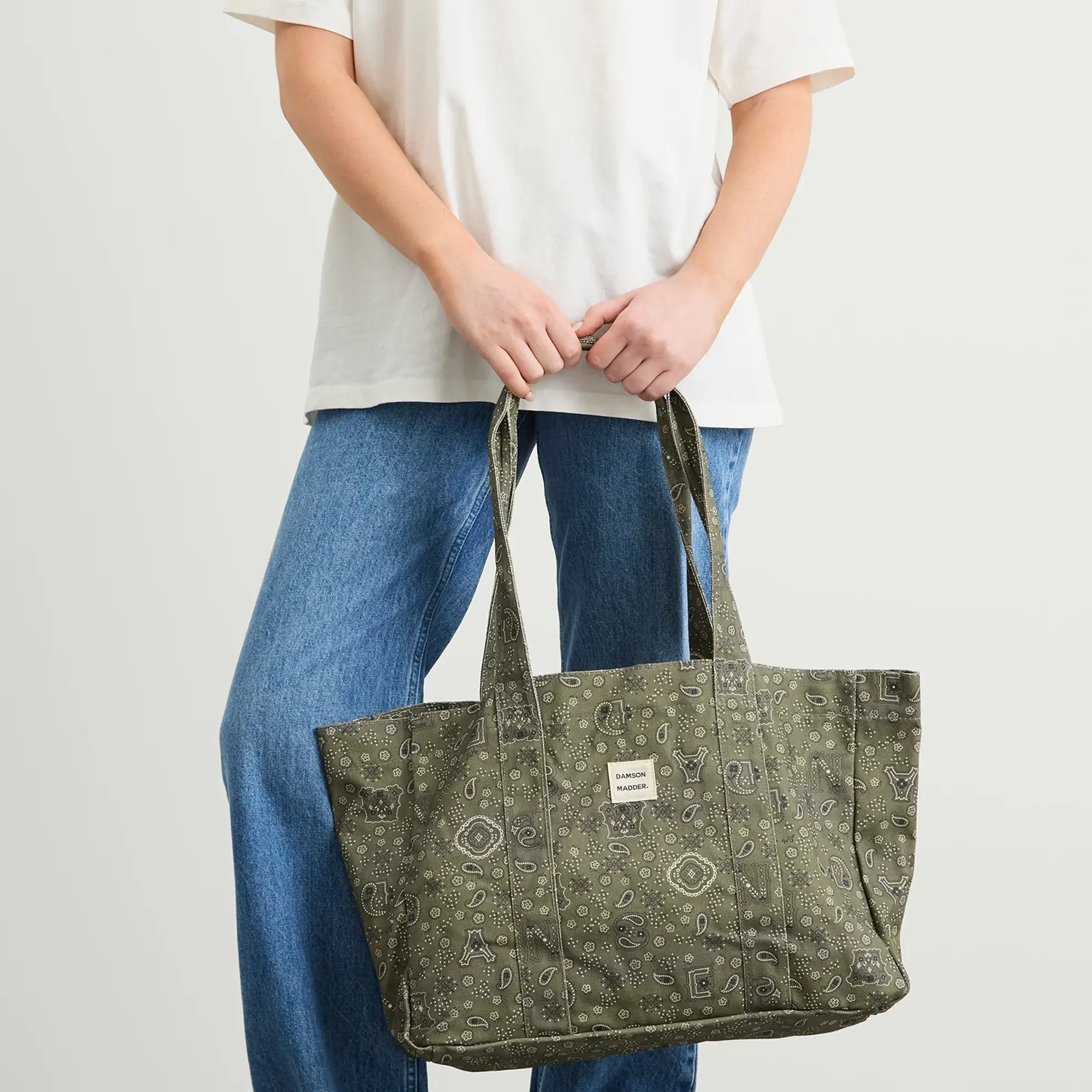 Damson Madder Women's DM Canvas Tote Olive