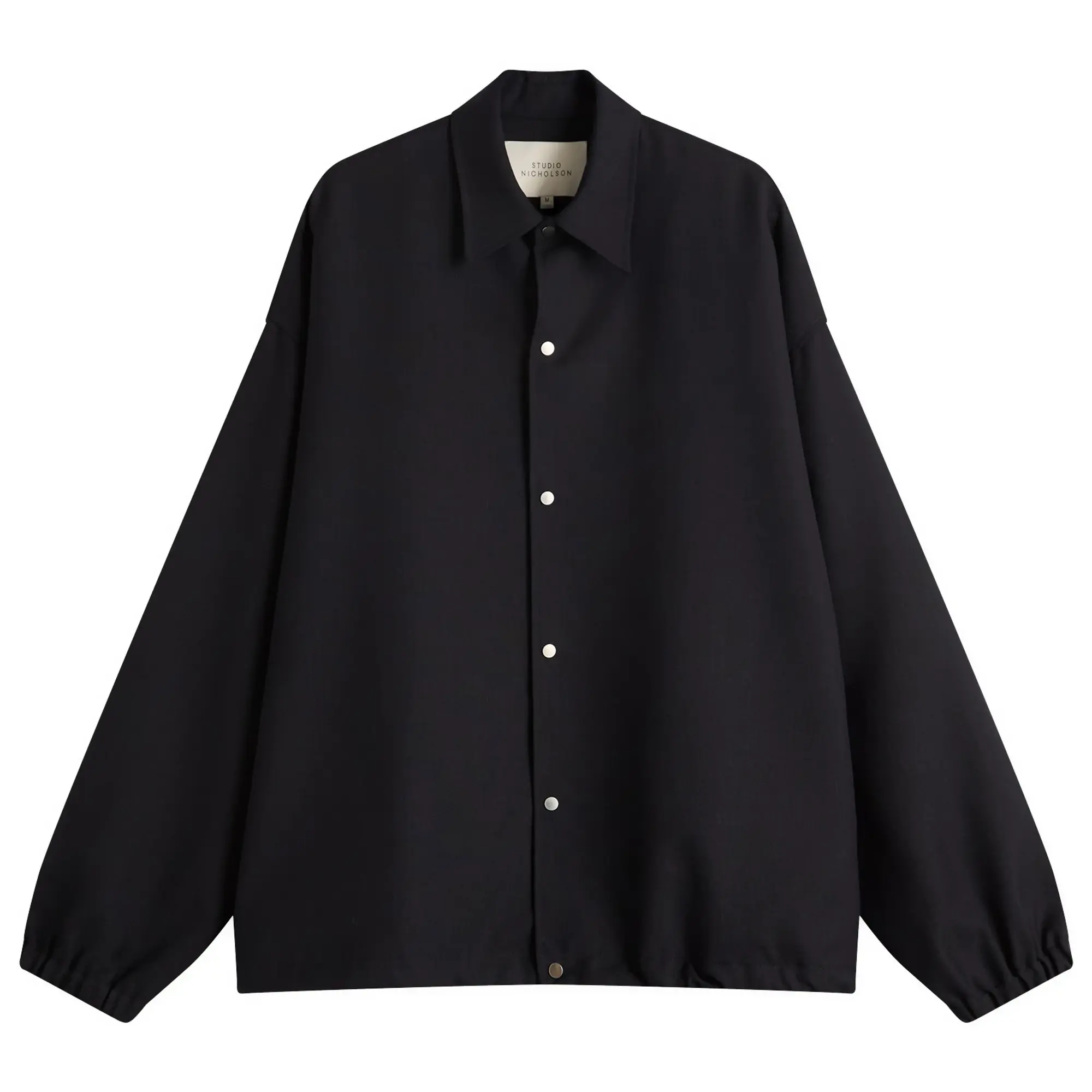 Studio Nicholson Men's Wool Coach Jacket Darkest Navy