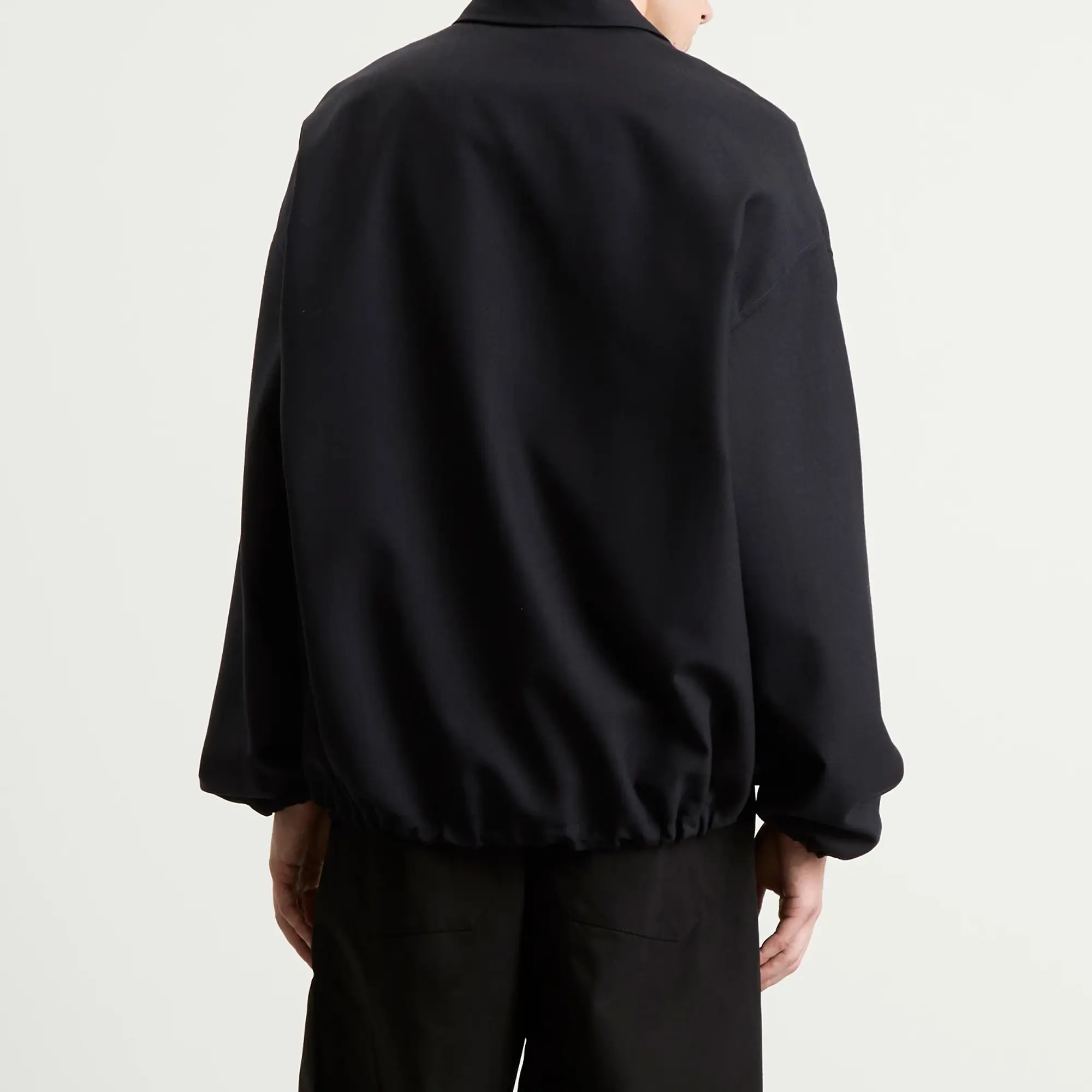 Studio Nicholson Men's Wool Coach Jacket Darkest Navy