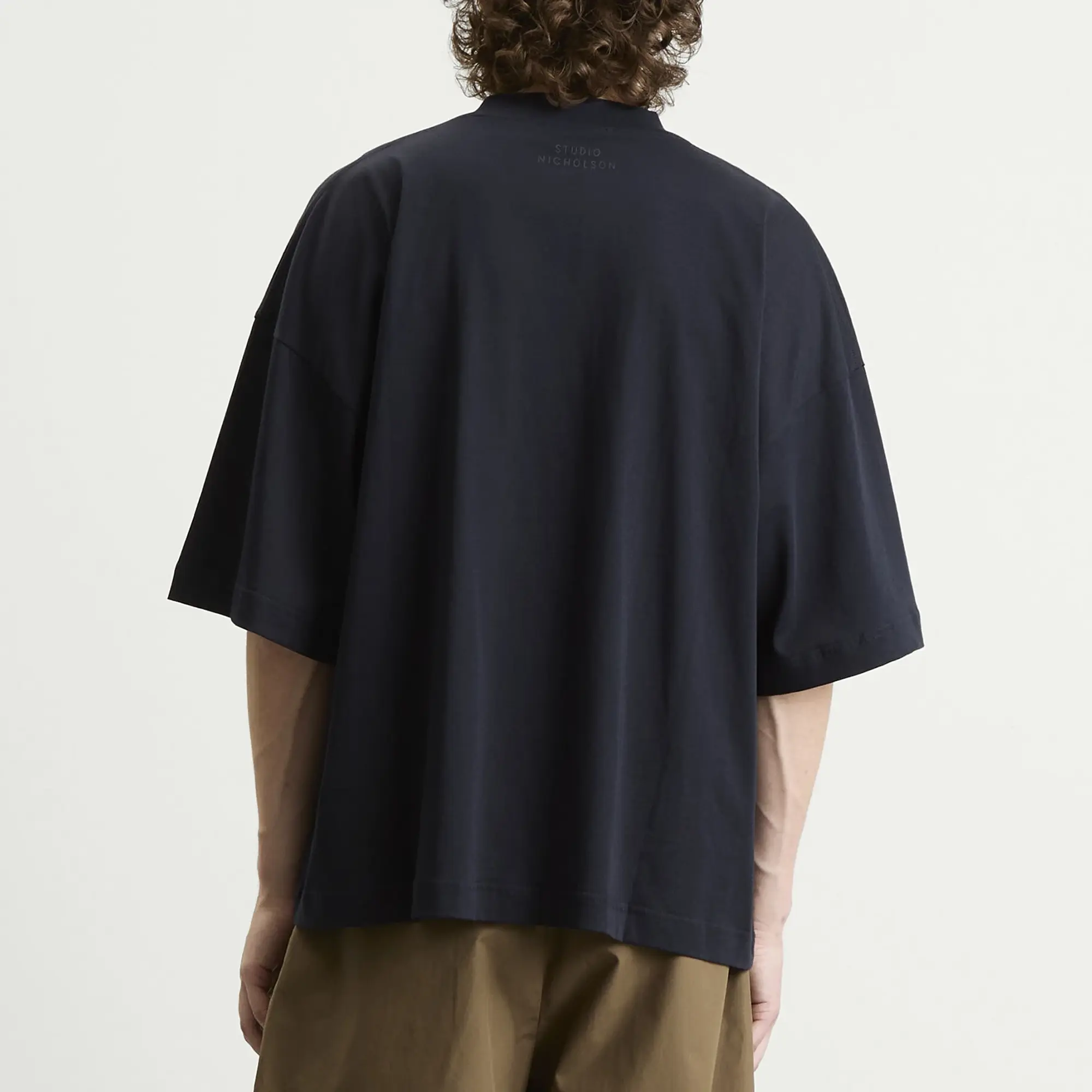 Studio Nicholson Men's Piu T-Shirt Darkest Navy