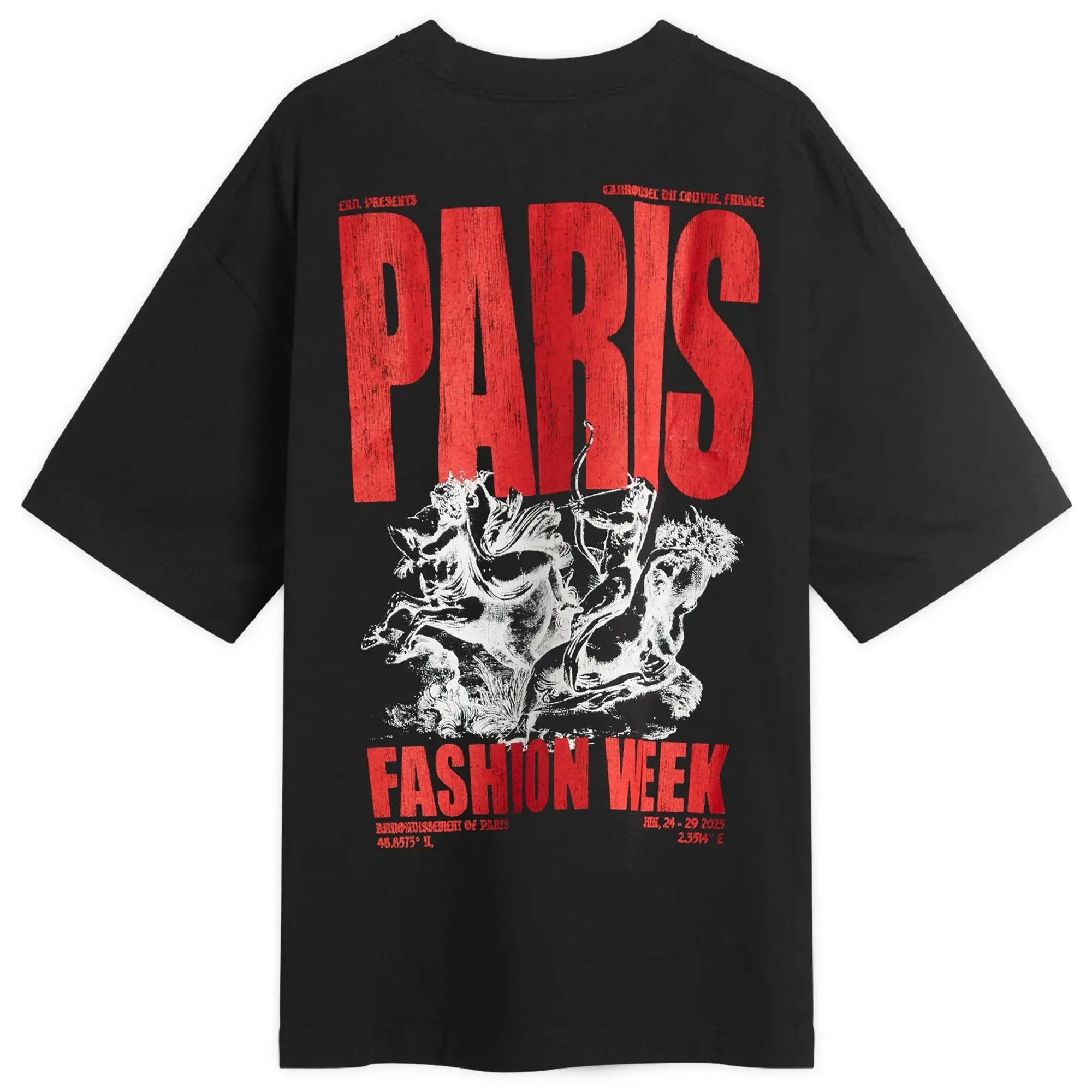 END. SS26 Paris Fashion Week T-Shirt Black