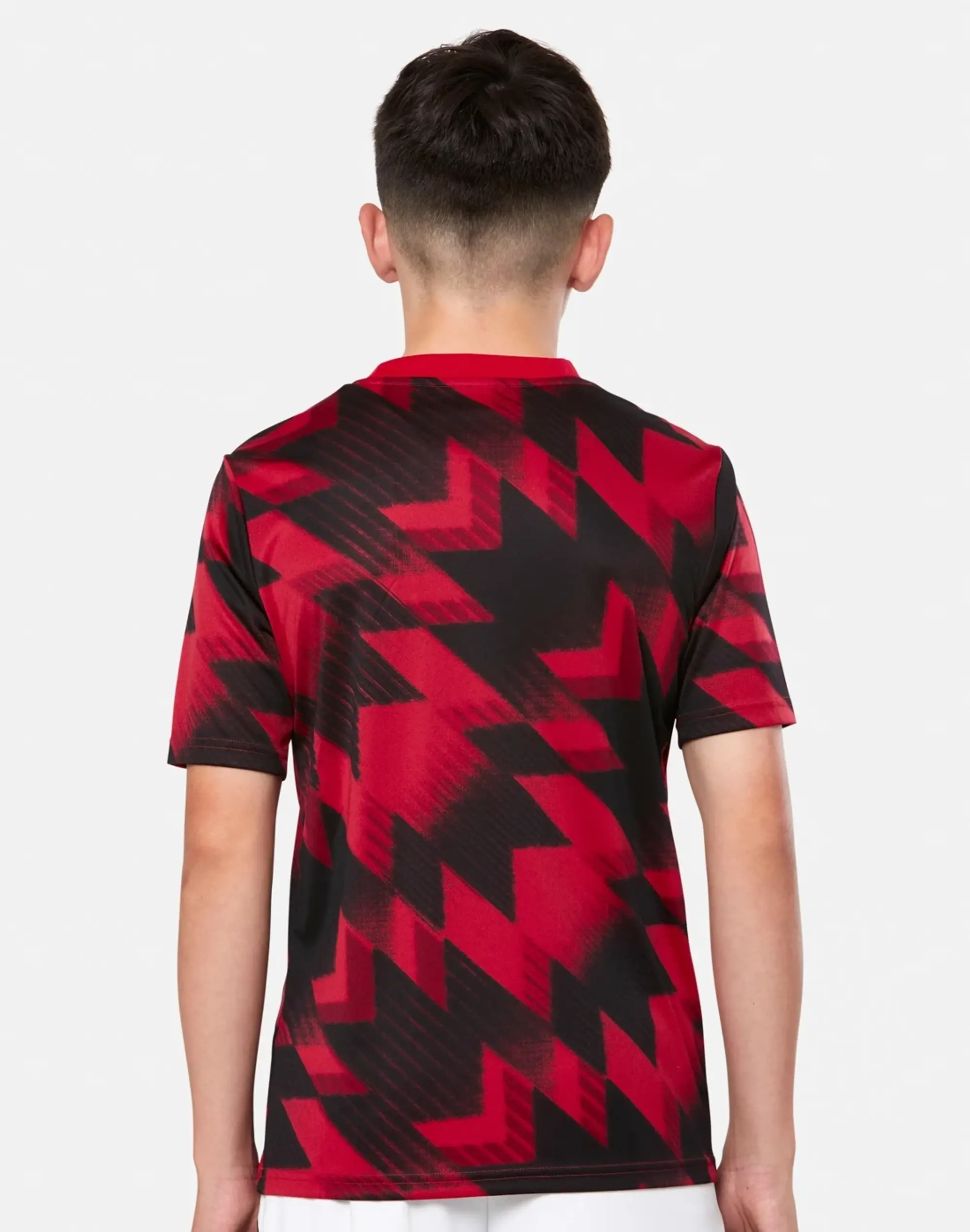 Kids' adidas Manchester United Pre Match T-Shirt in Red 